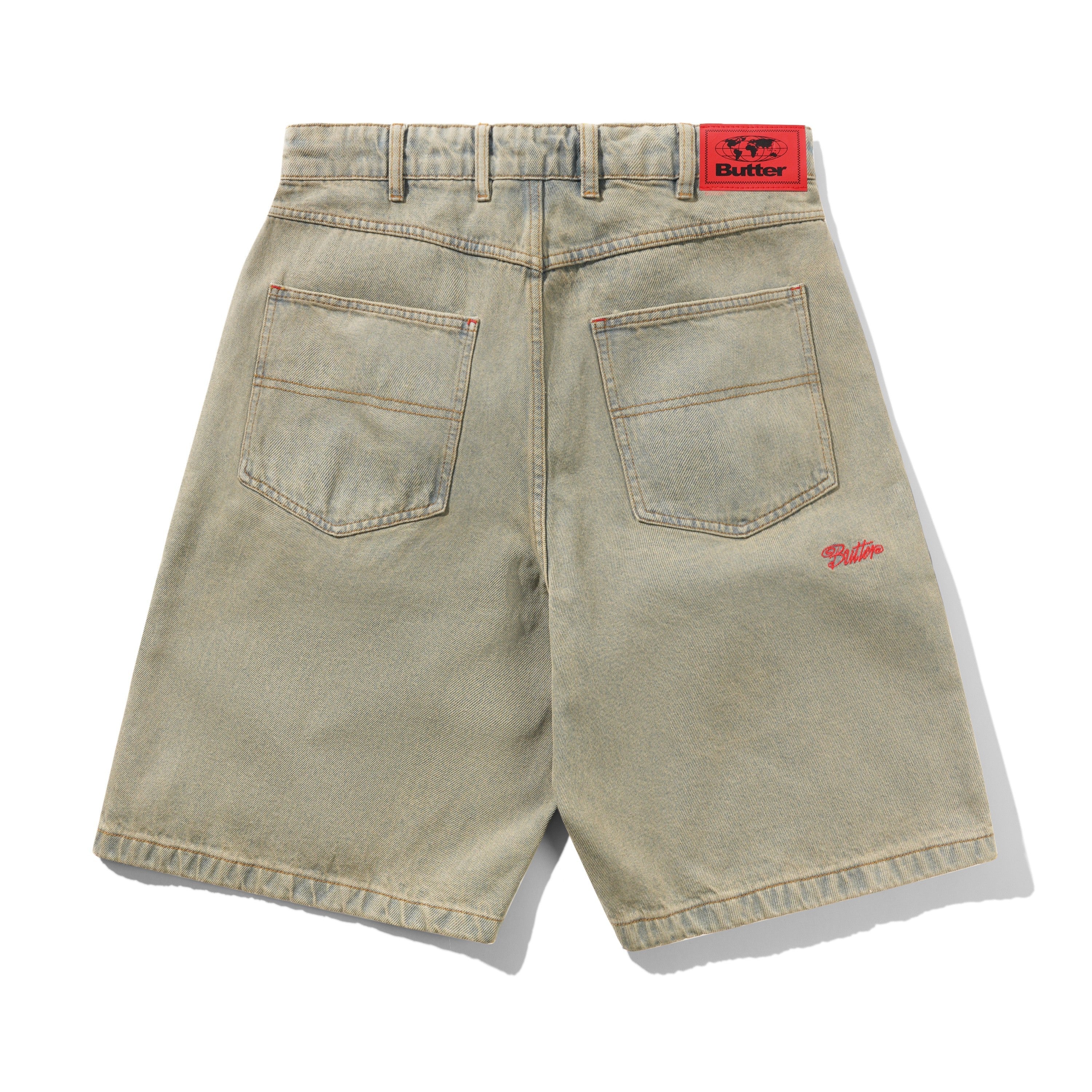 Garage Denim Shorts, Sunfade Blue - Image 2