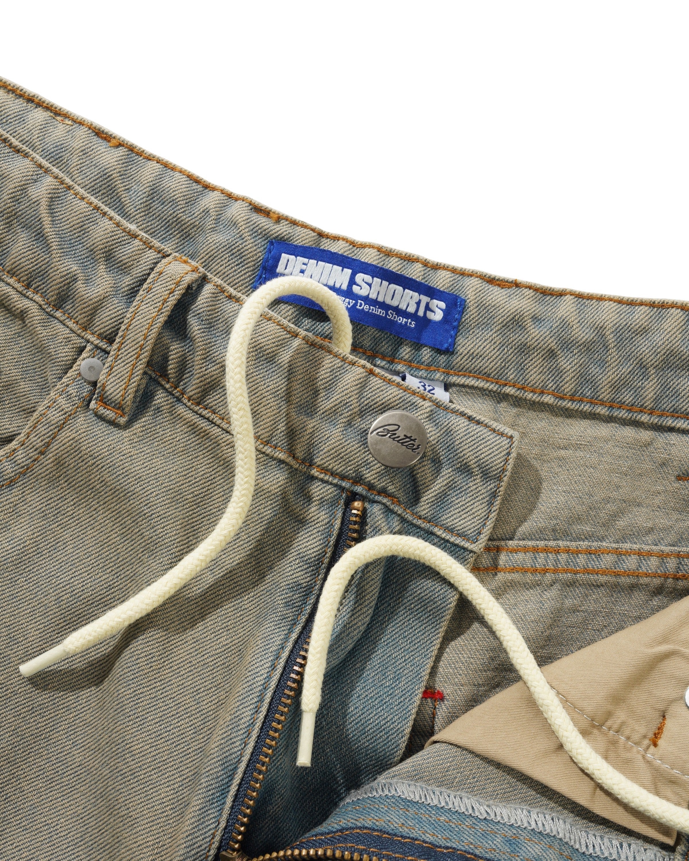 Garage Denim Shorts, Sunfade Blue - Image 3
