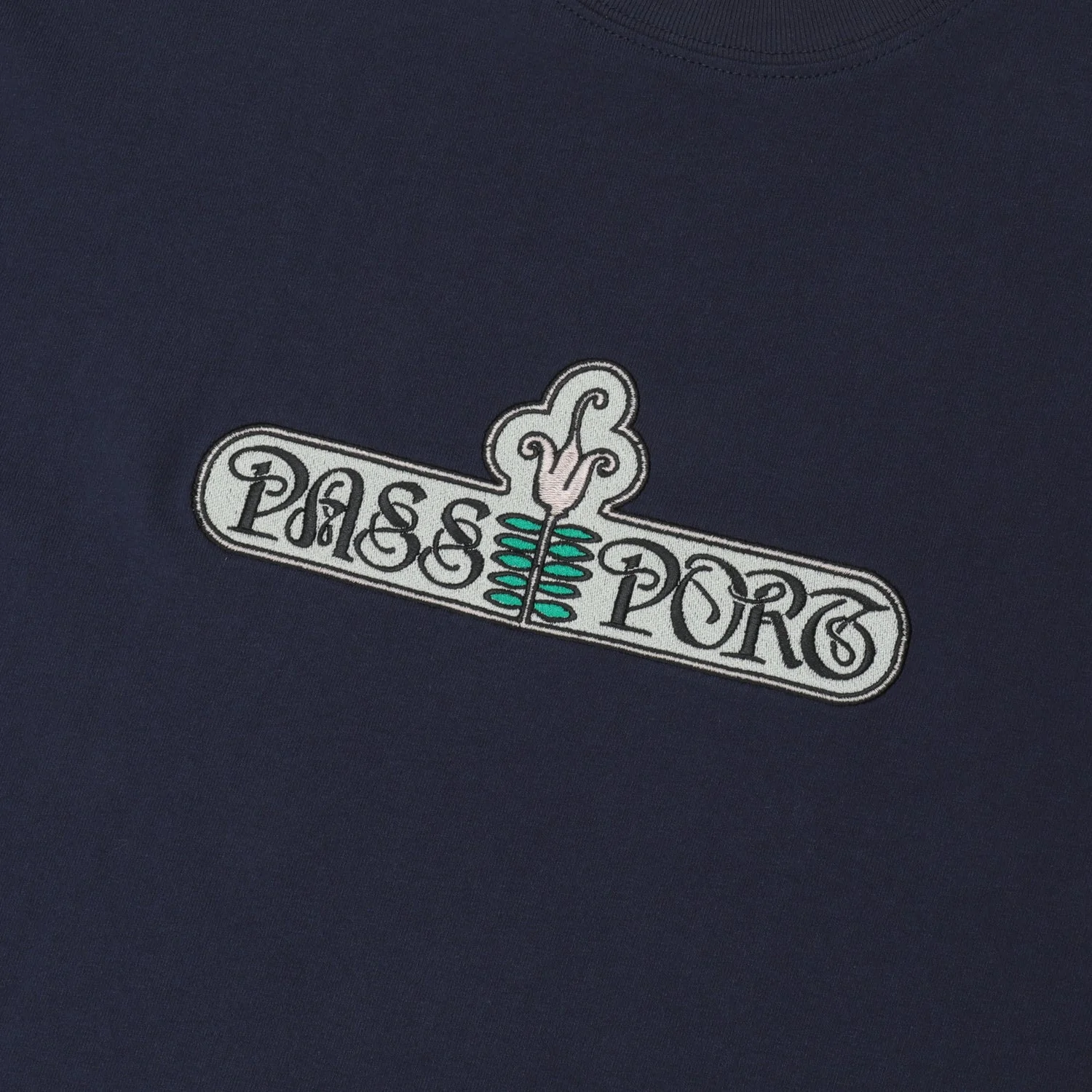 Gardenia Tee, Navy - Image 2
