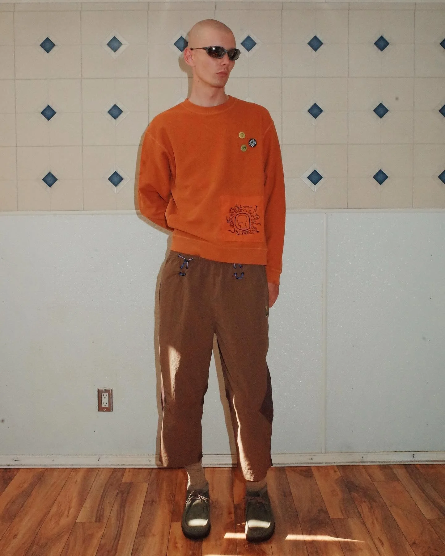 Gargoyle Crewneck, Light Brown - Image 4