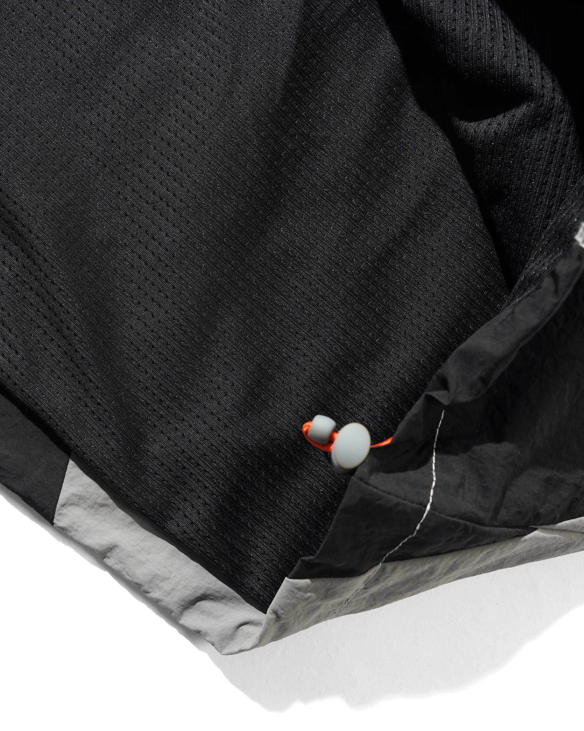 Glint Pullover Training Jacket, Black / Grey - Image 3