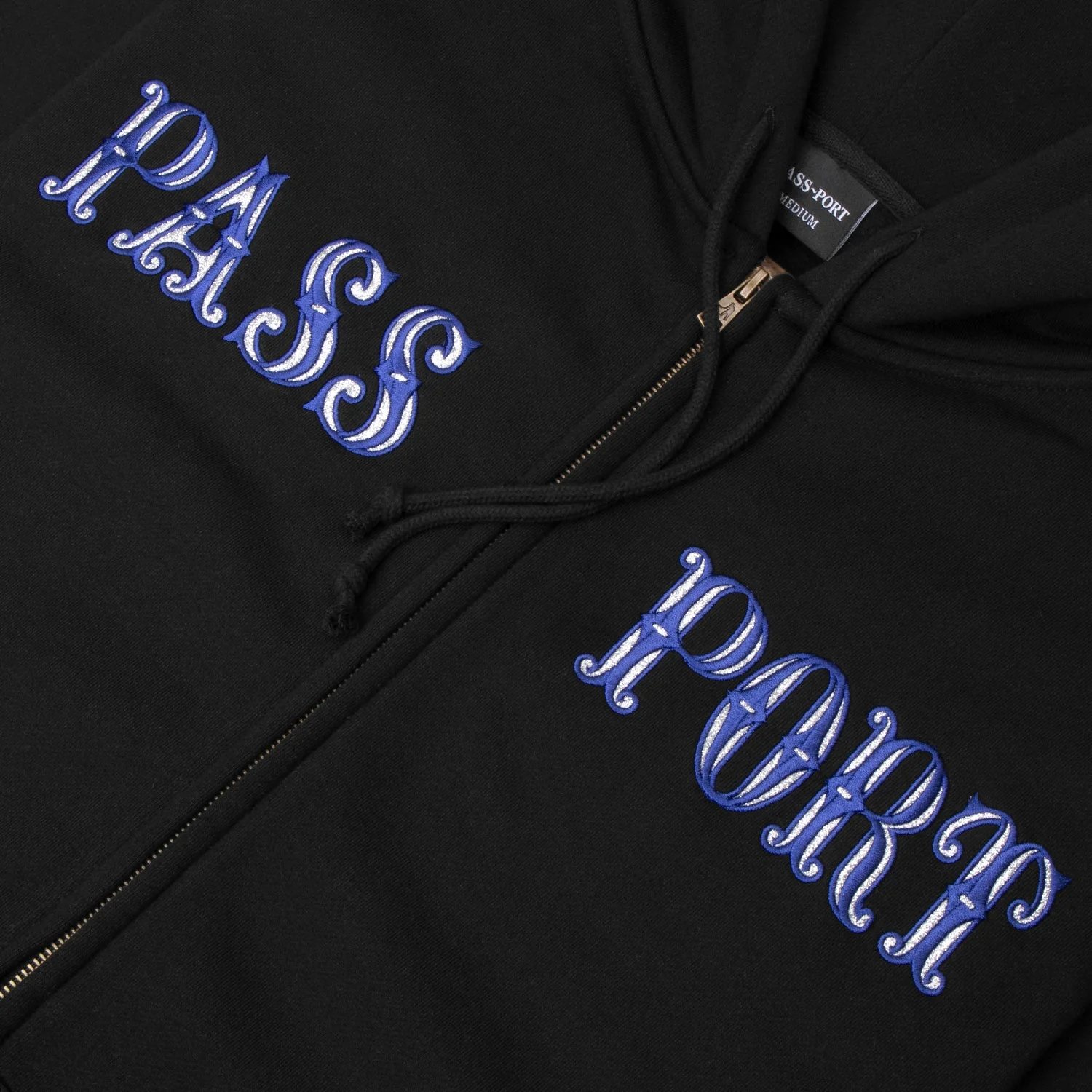 Glint Zip-Thru Hood, Black - Image 2