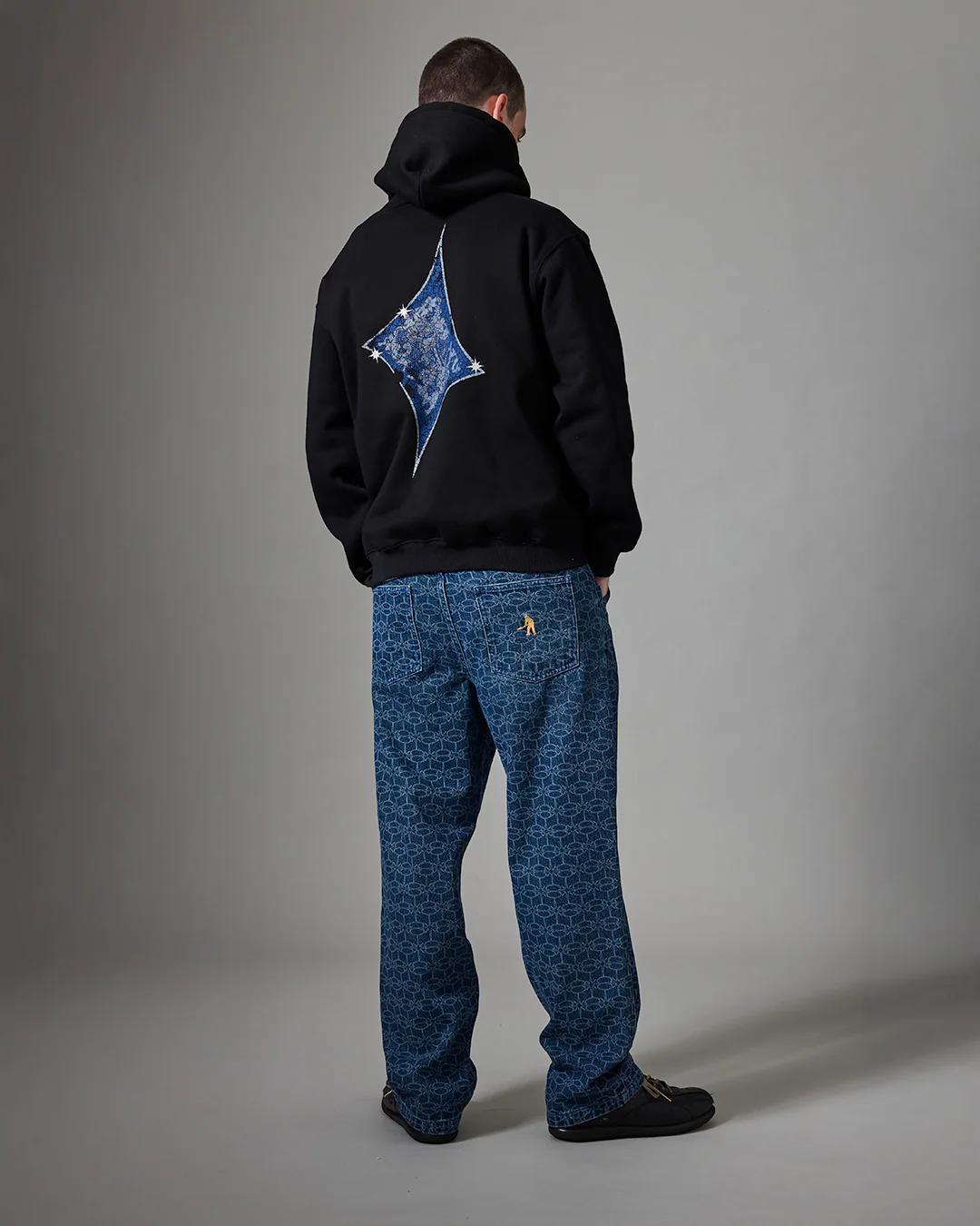 Glint Zip-Thru Hood, Black - Image 7