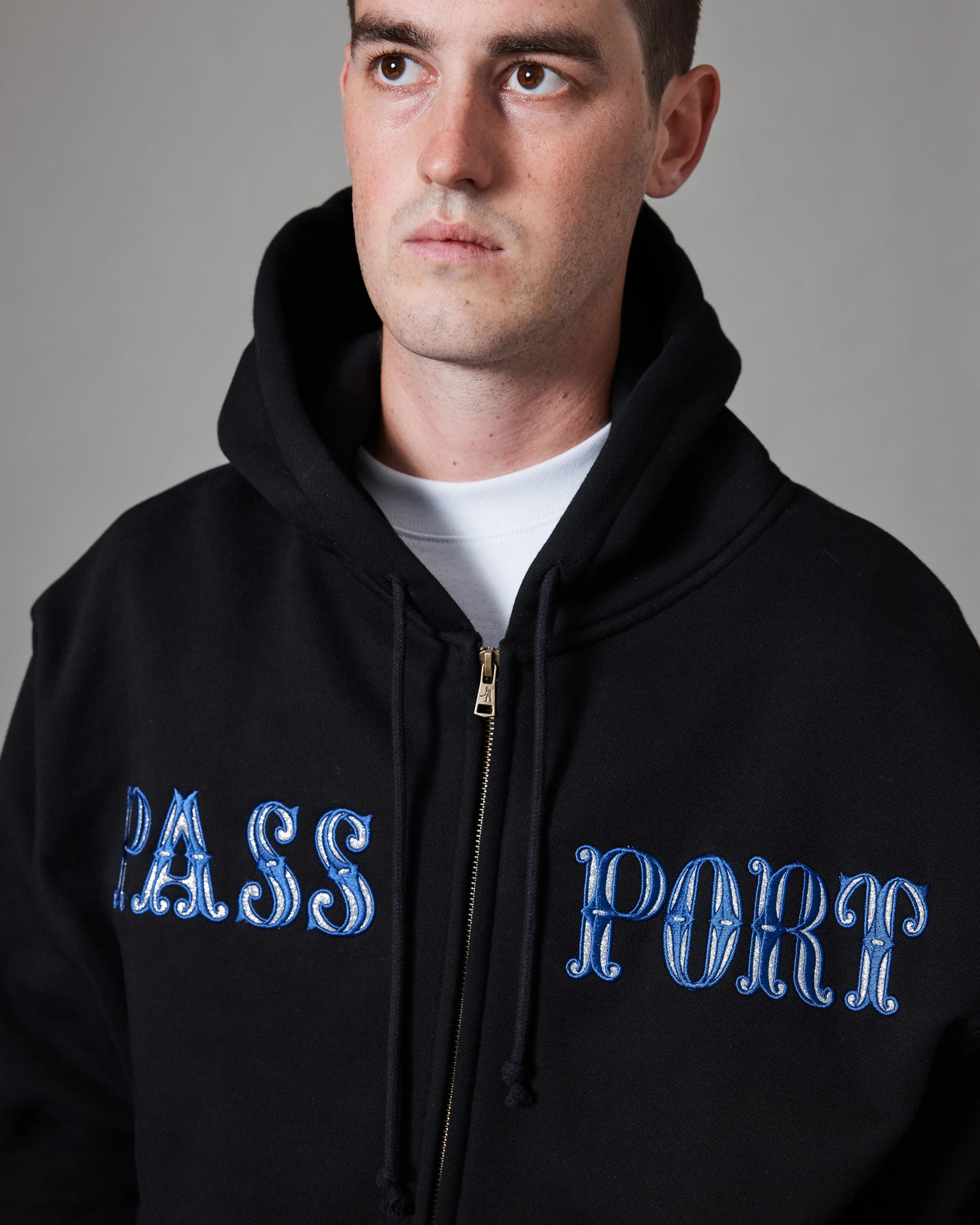 Glint Zip-Thru Hood, Black - Image 8