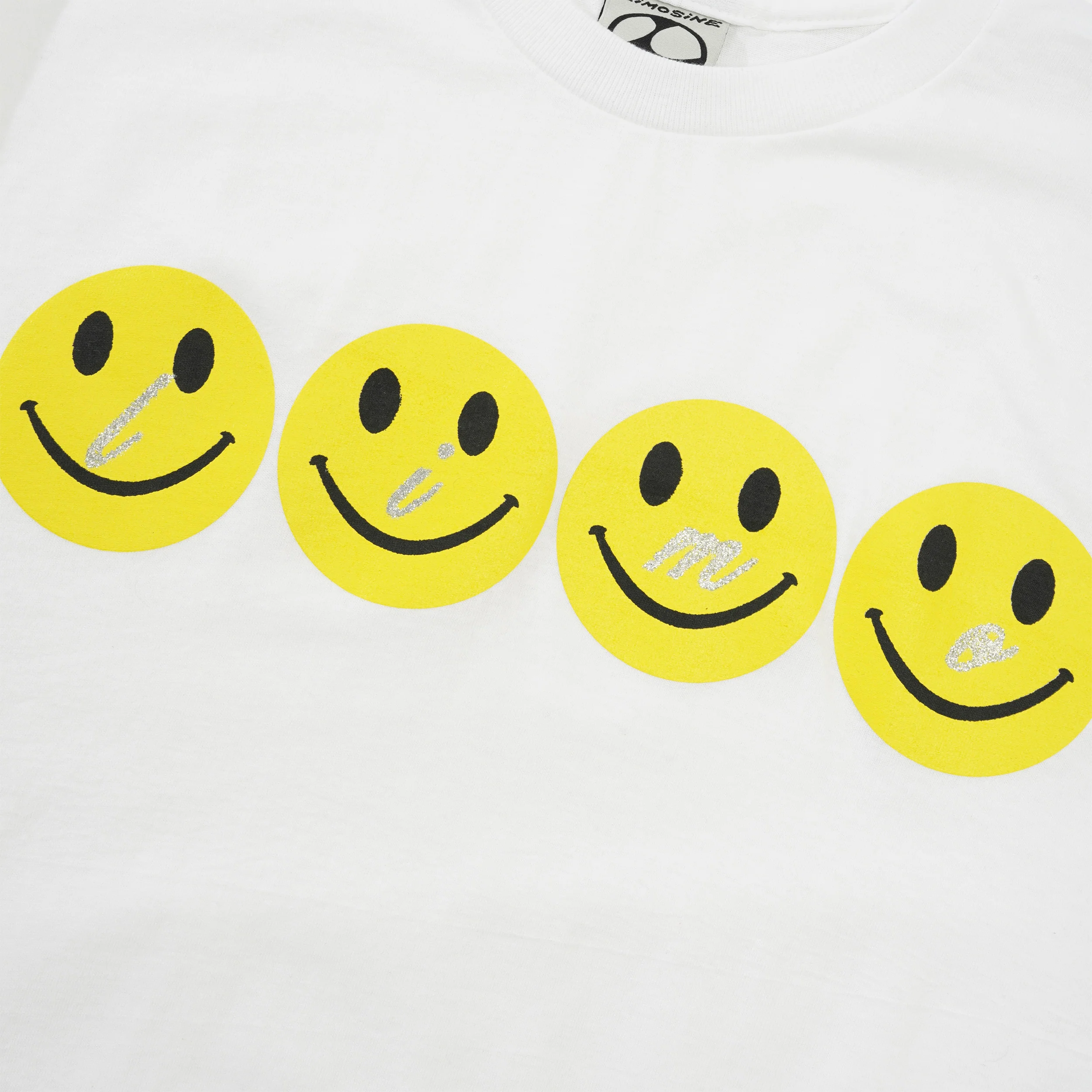 Glitter Smile Tee, White - Image 2