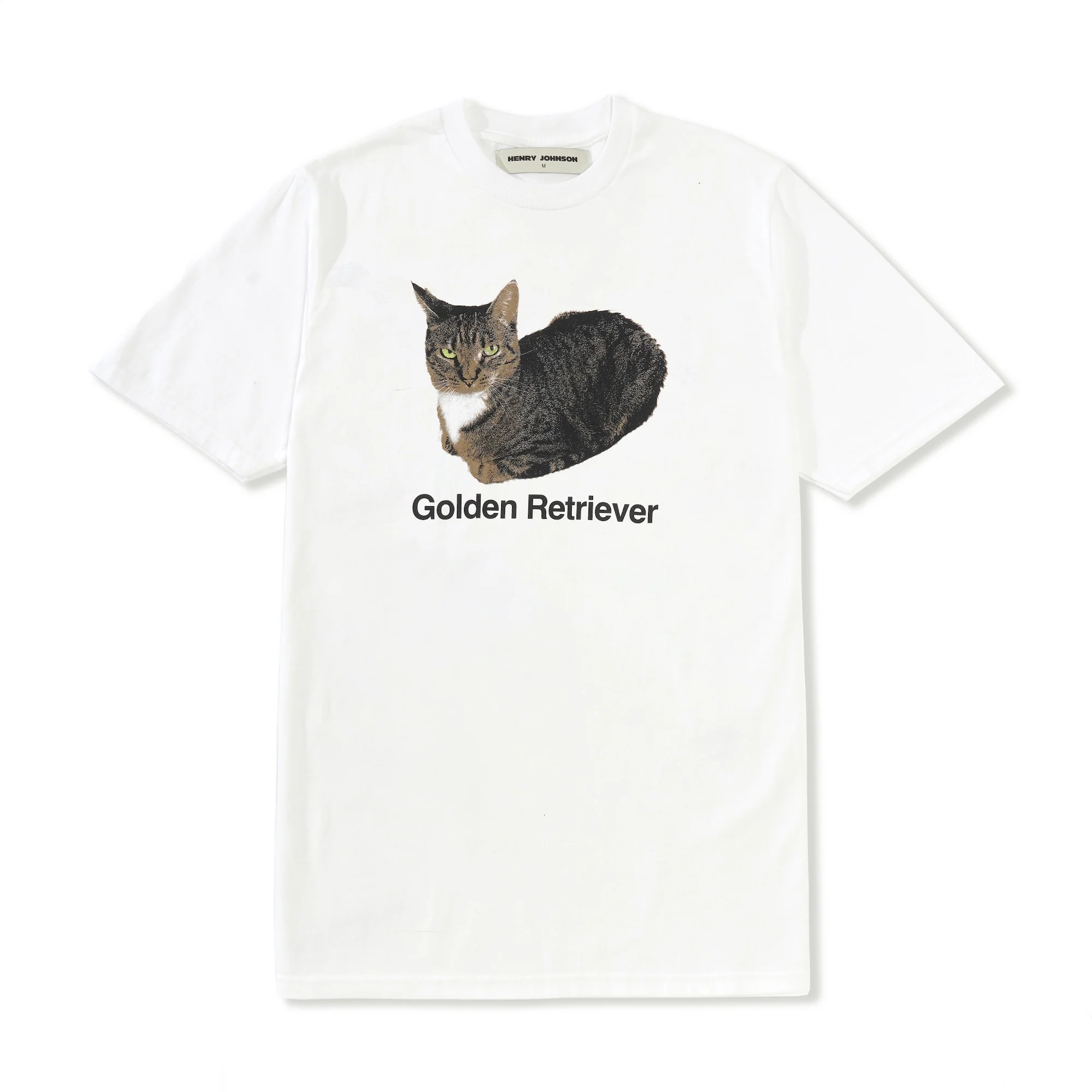 Golden Retriever Tee, White