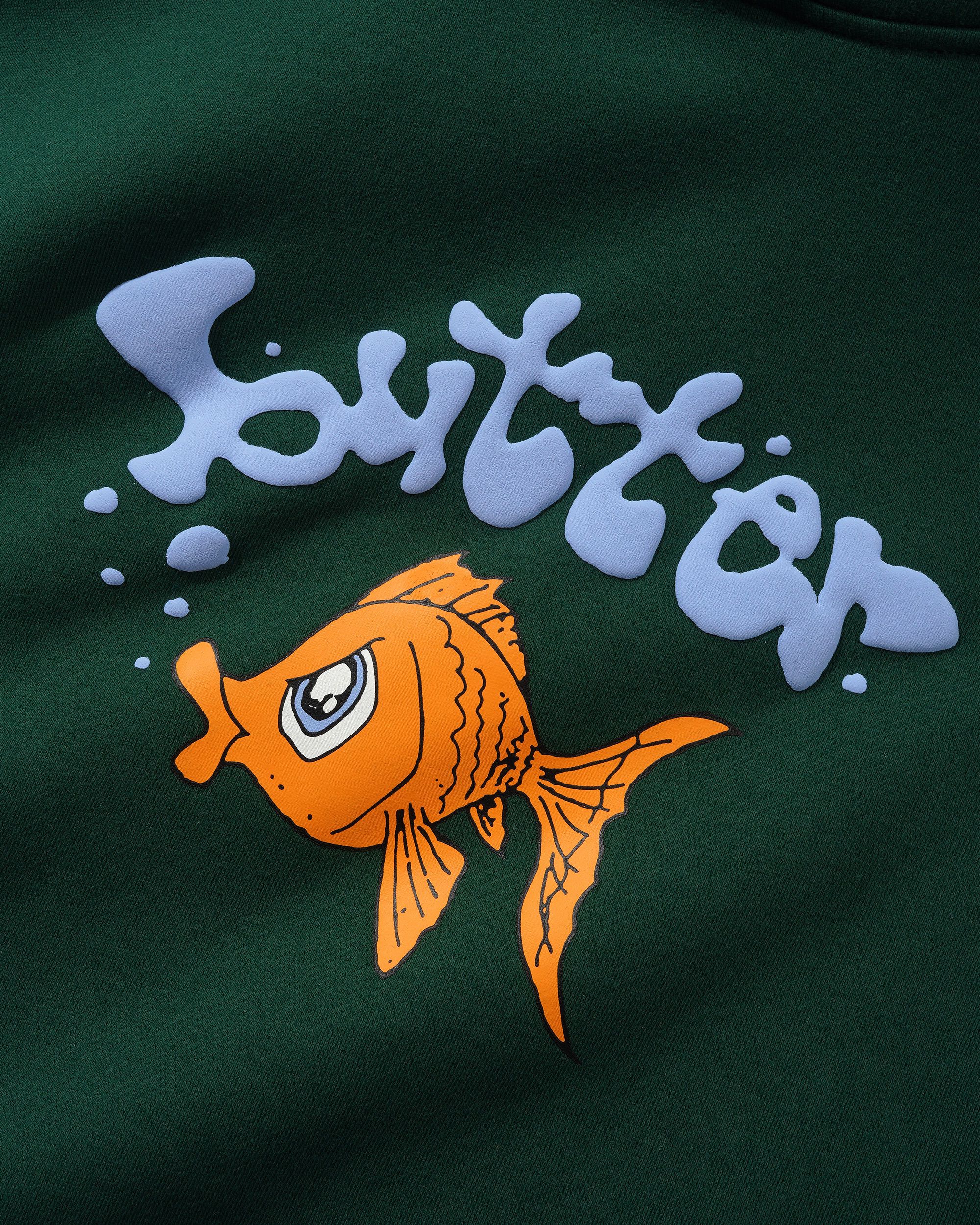 Goldfish Pullover Hood, Forest Green - Image 2