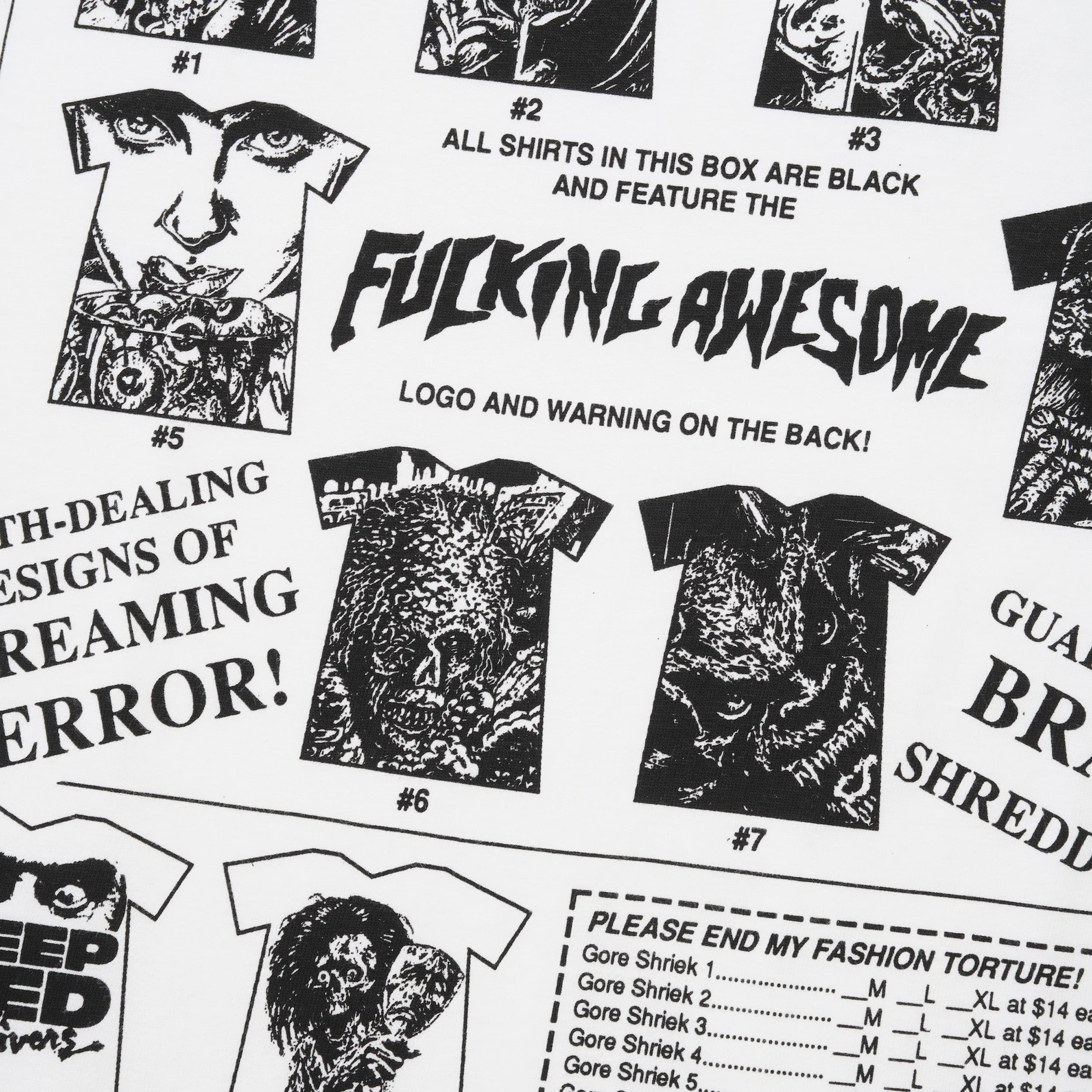 Gore Shriek Tee, White - Image 2