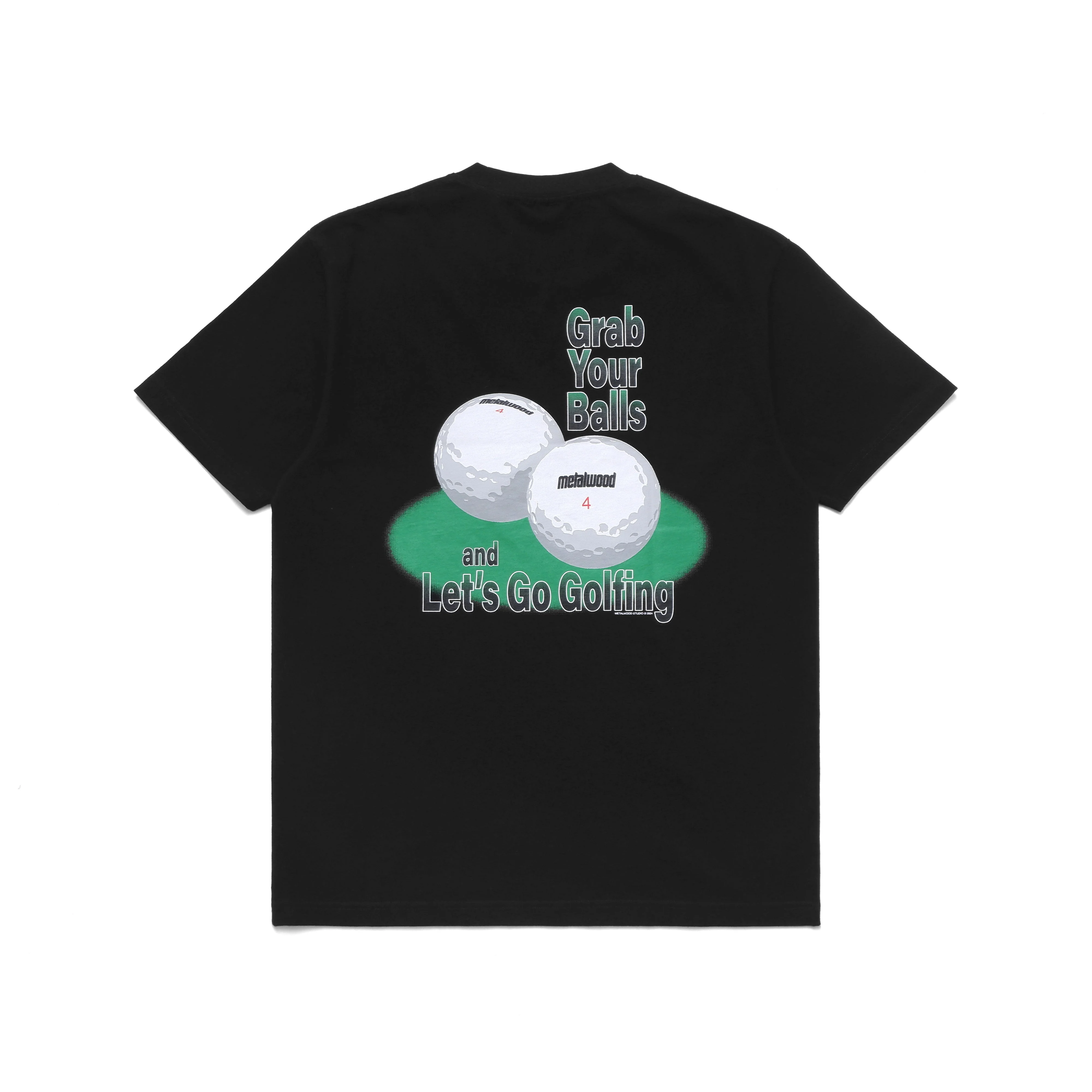 Grab Your Balls Tee, Overdyed Black - Image 2