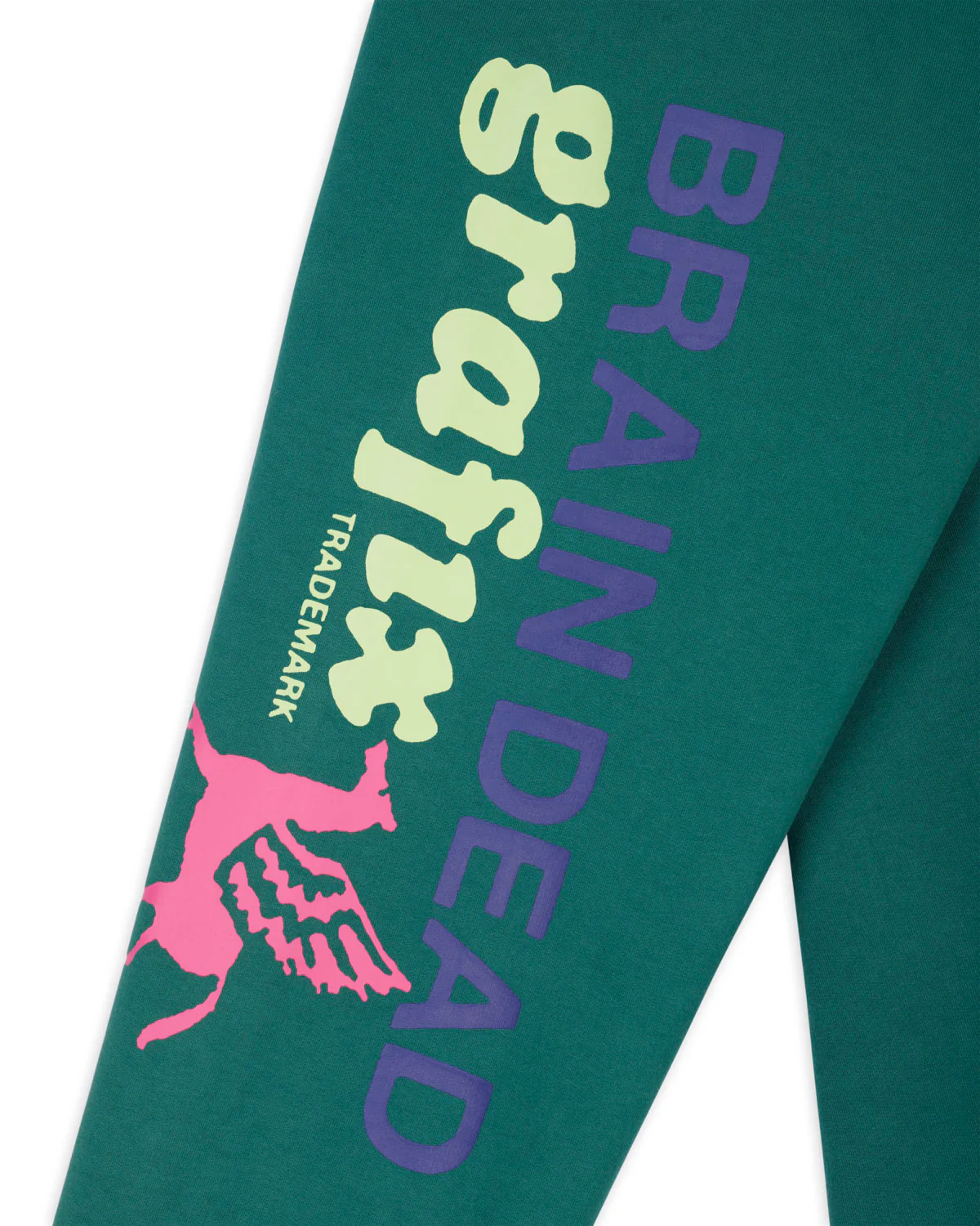 Graffix Sweatpants, Emerald - Image 2