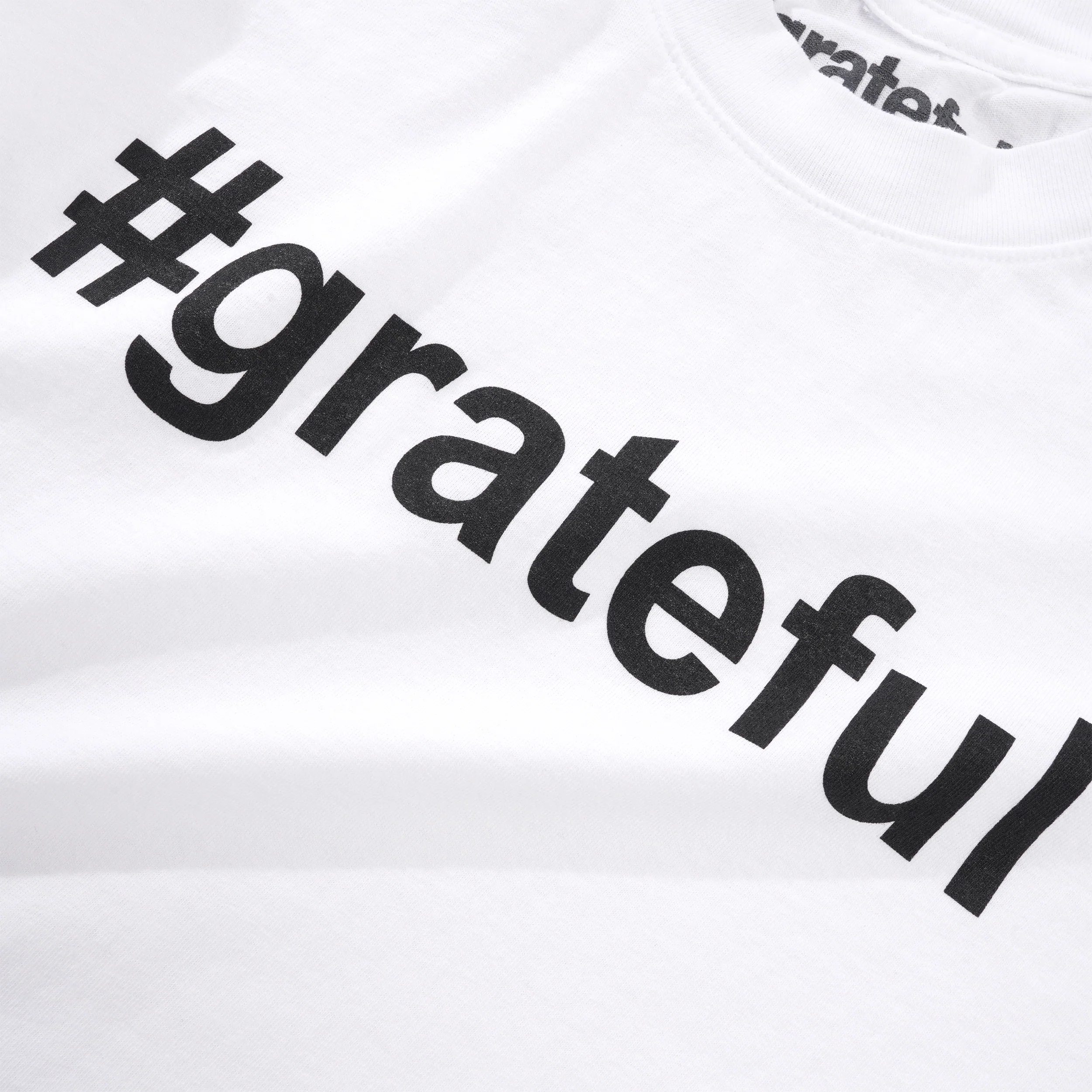 #Grateful Tee, White - Image 2