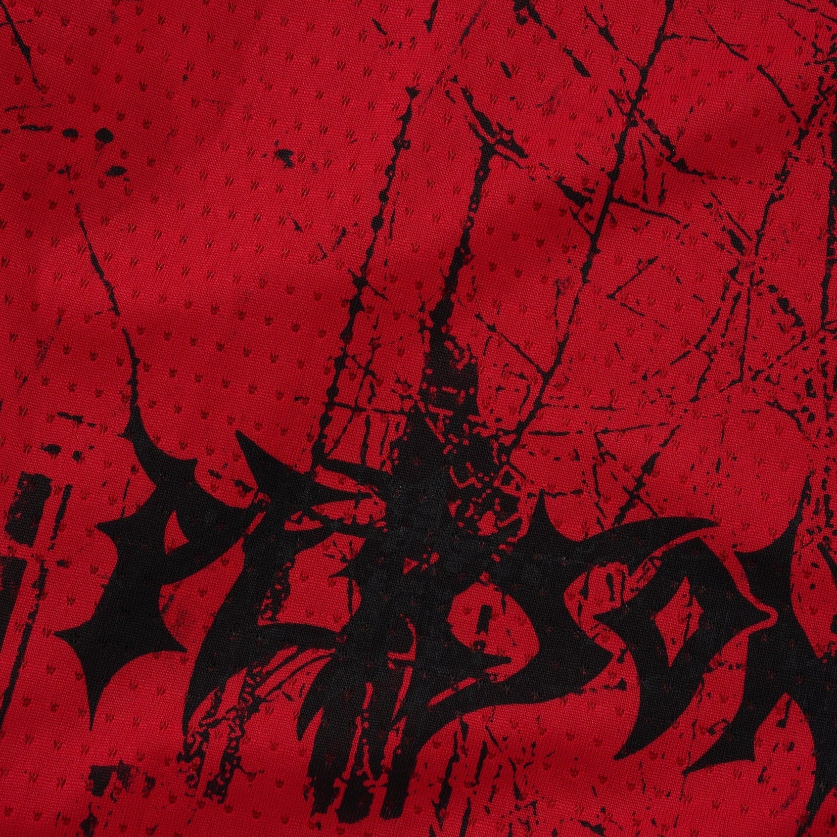 Grave Tree Camo Basketball Shorts, Red - Image 2