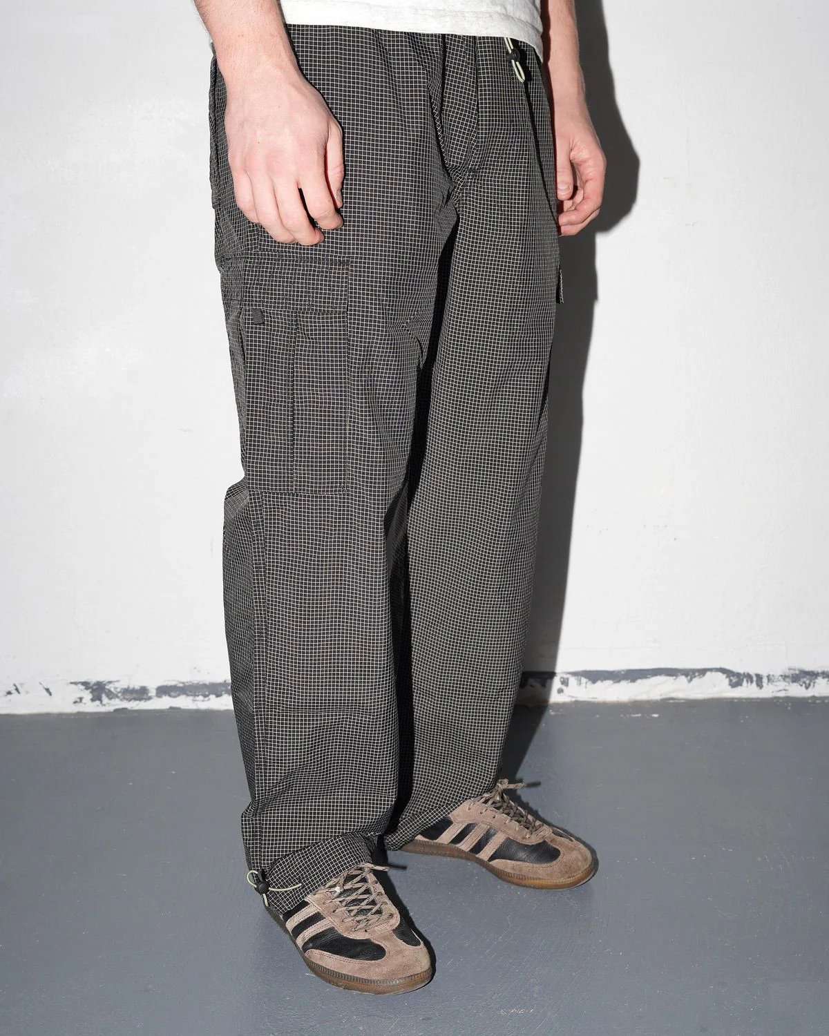 Gridded Ripstop Flight Pant, Black - Image 5