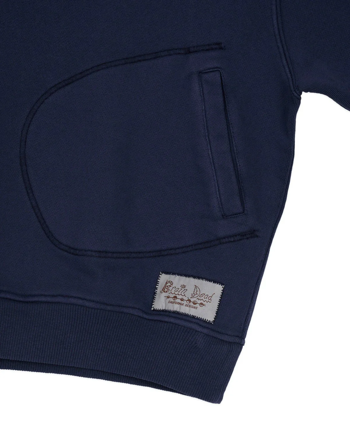 Half-Zip Collared Sweatshirt, Midnight - Image 2