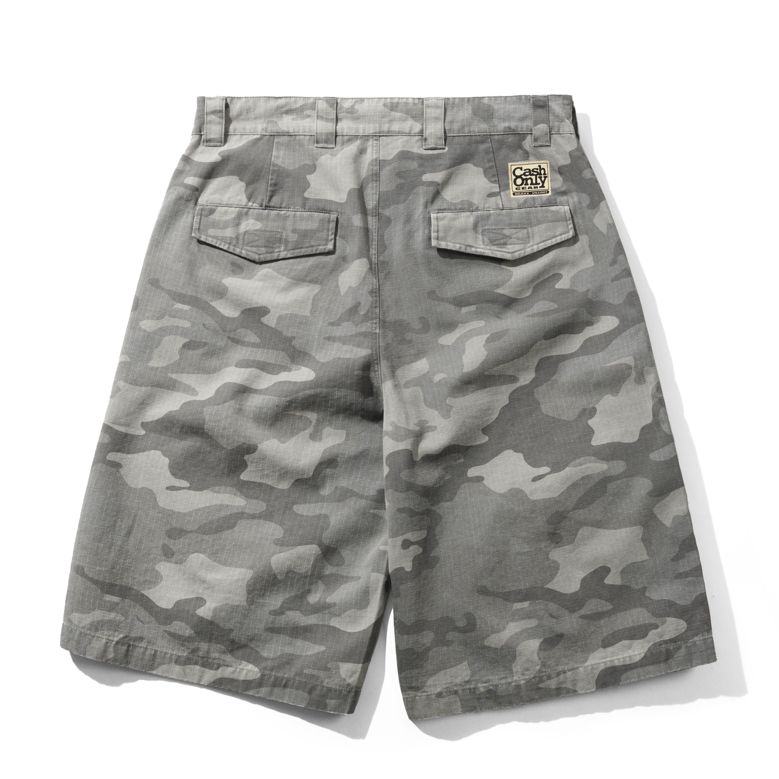 Halfway Shorts, Grey Camo Ripstop - Image 2