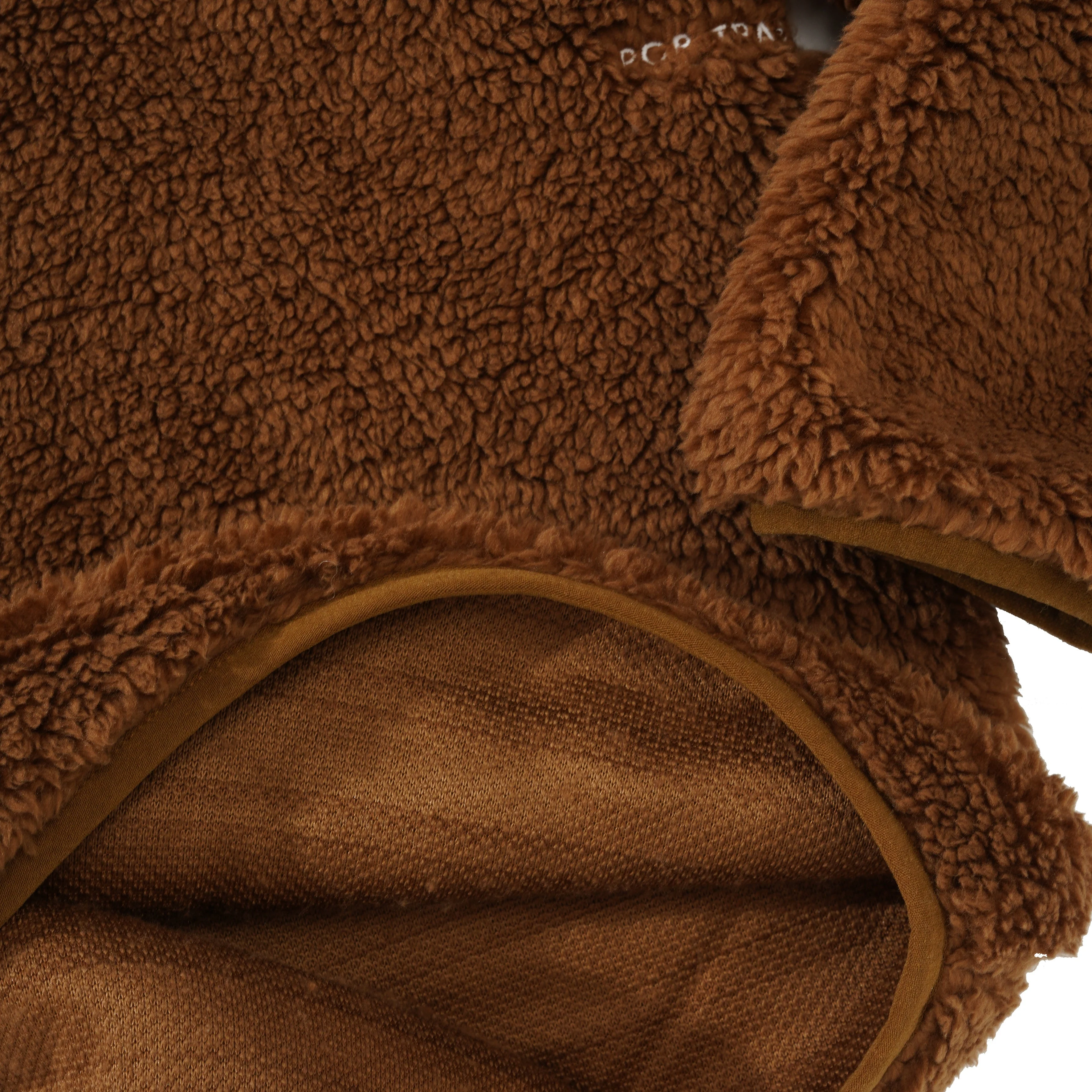 Halfzip Polar Fleece Sweat, Bison - Image 3