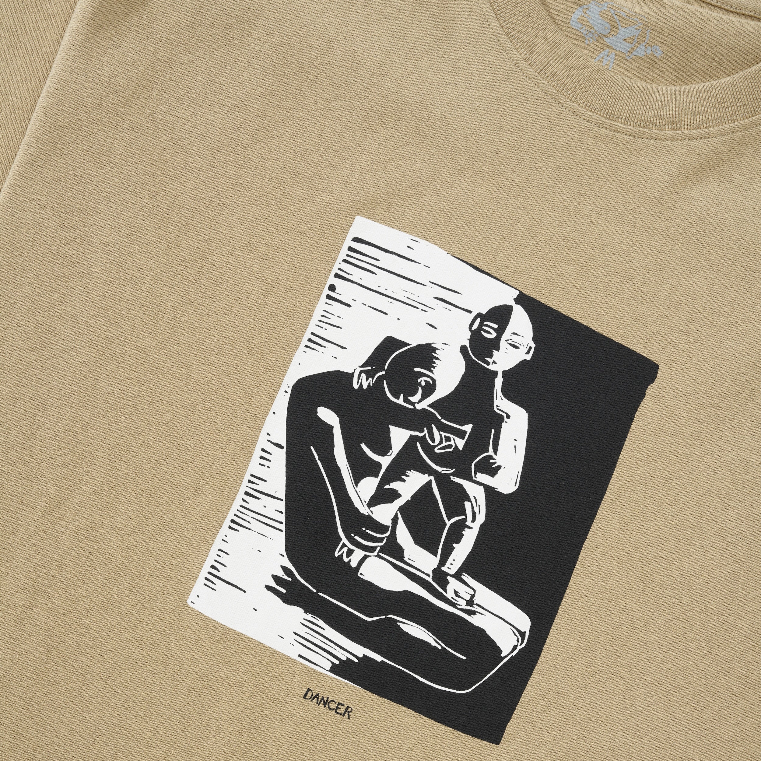 Heart Tee, Khaki - Image 2