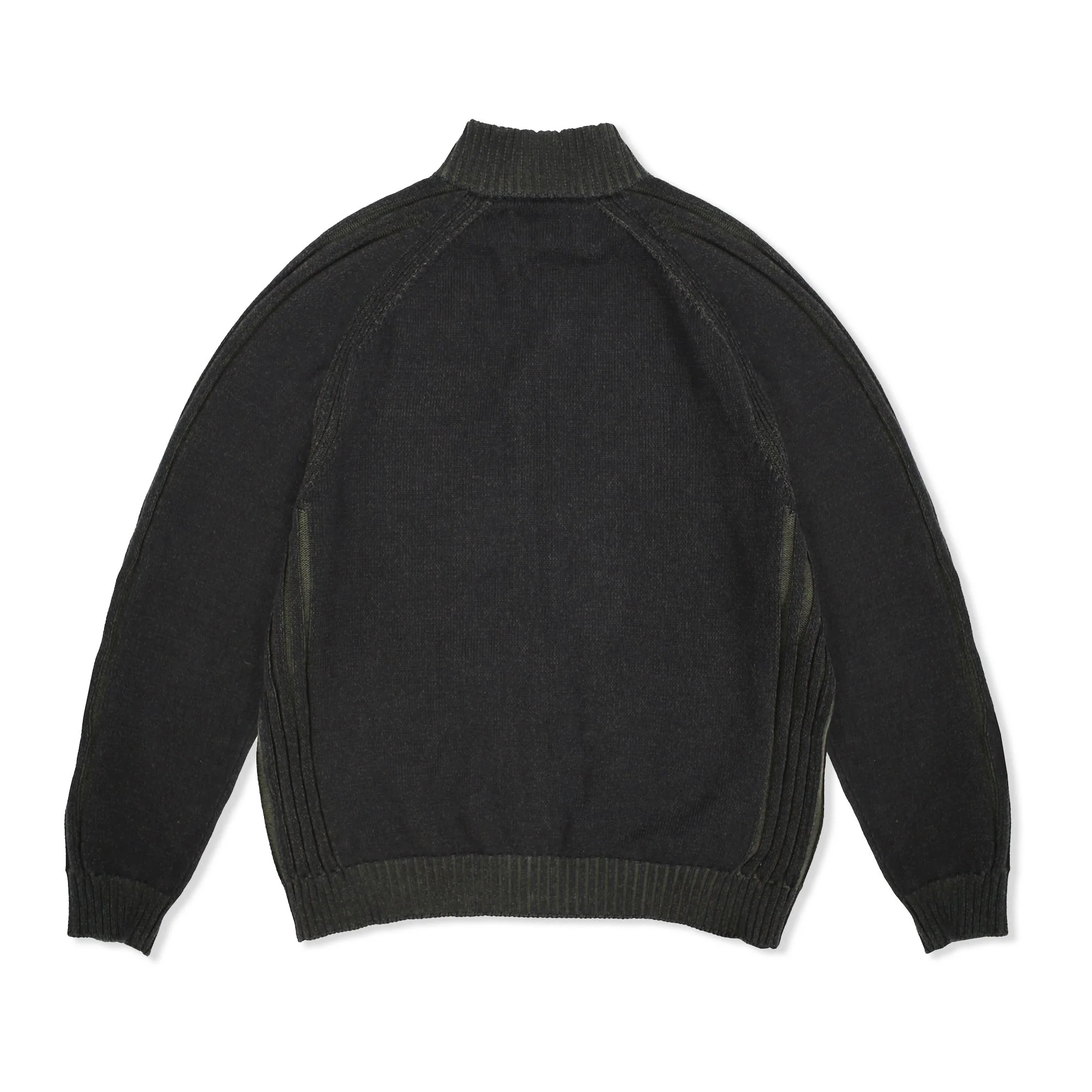 Heathered Phantasy Full Zip, Black / Green - Image 2