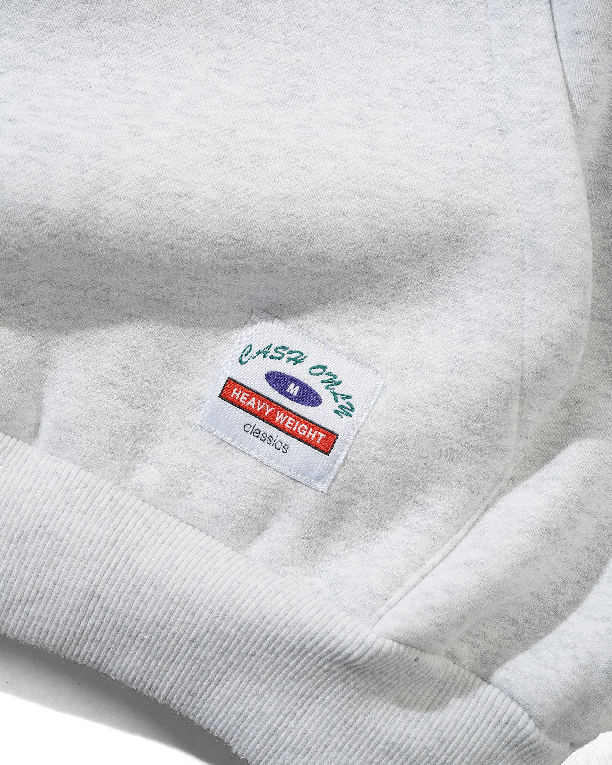 Heavy Weight Basic Pullover Hood, Ash - Image 2