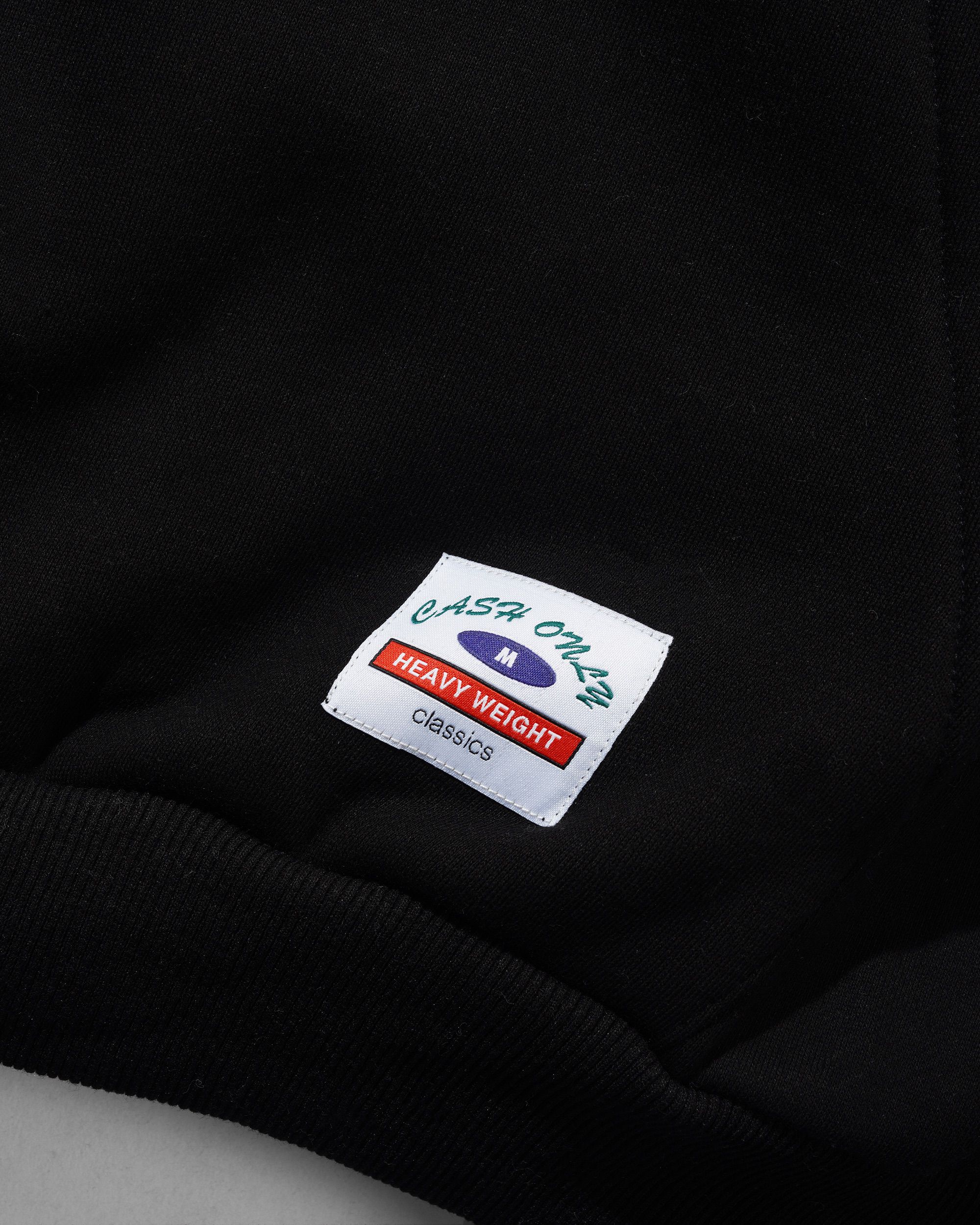 Heavy Weight Basic Pullover Hood, Black - Image 2