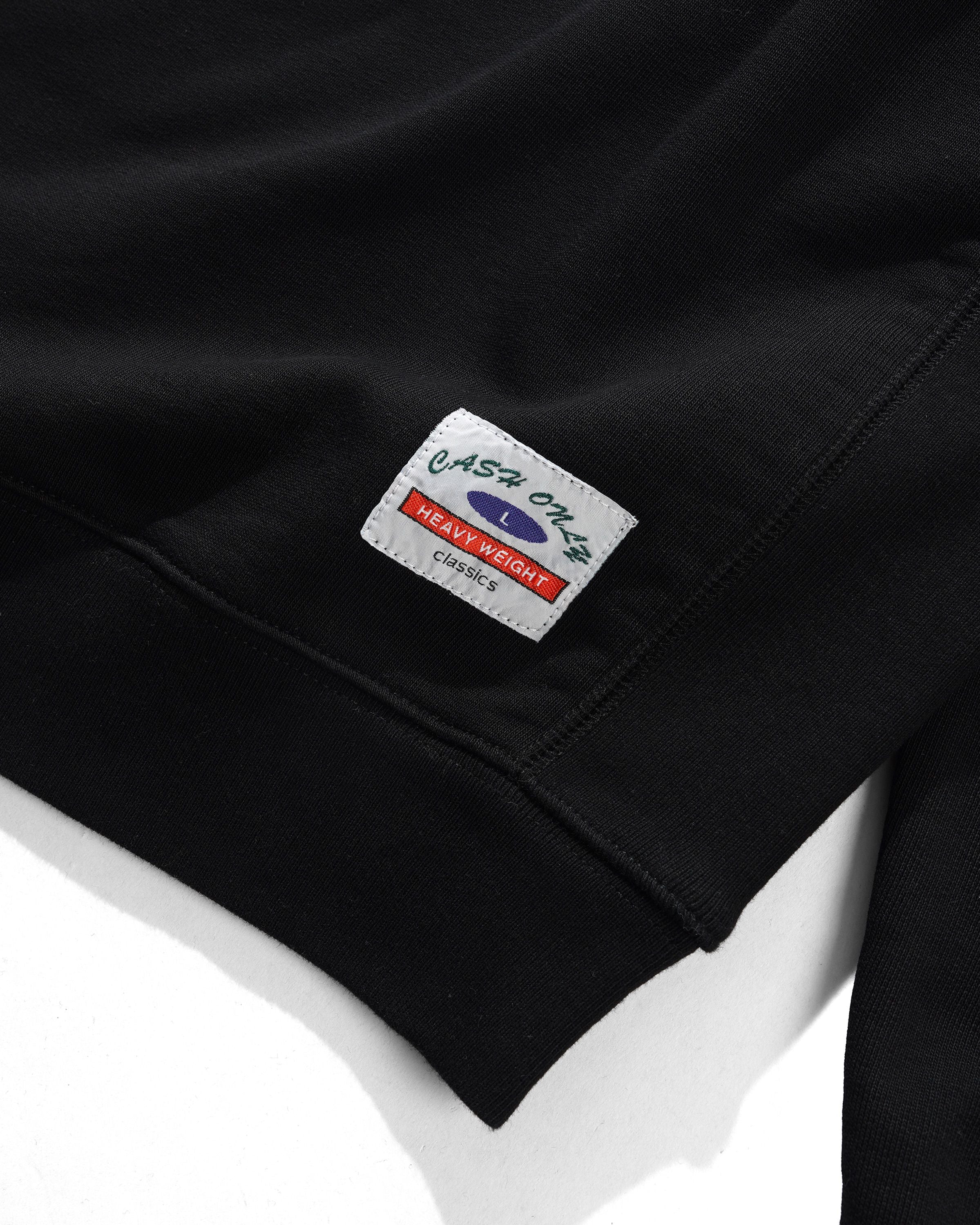 Heavy-Weight Crewneck, Black - Image 2