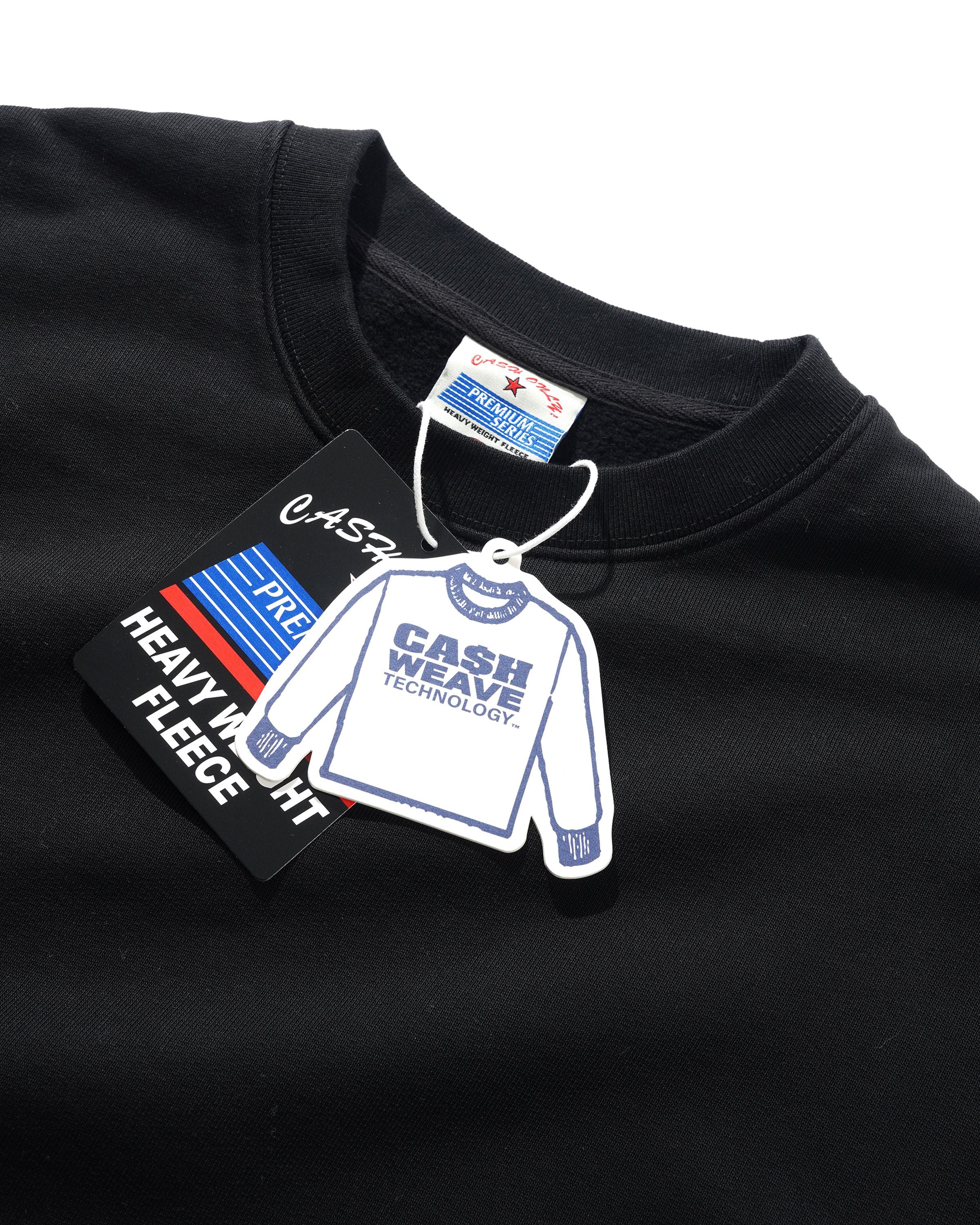 Heavy-Weight Crewneck, Black - Image 3