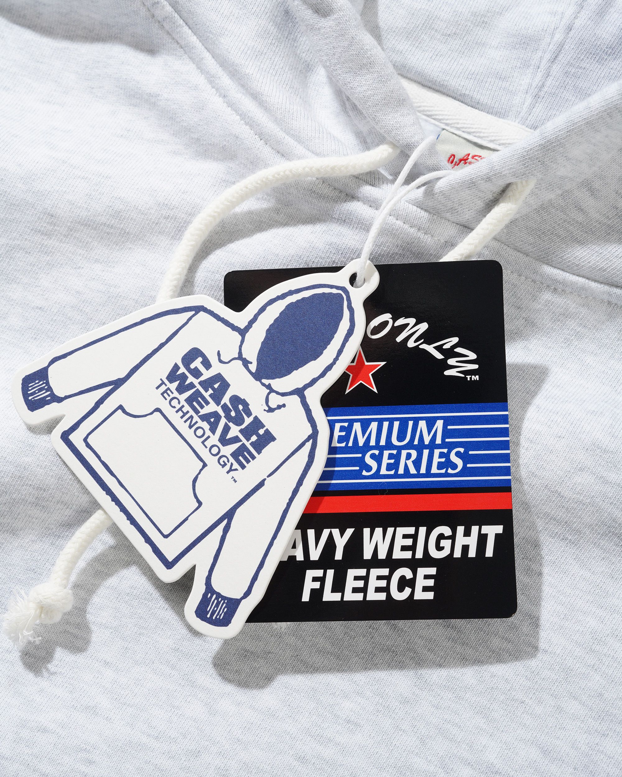 Heavy-Weight Pullover Hood, Ash - Image 2