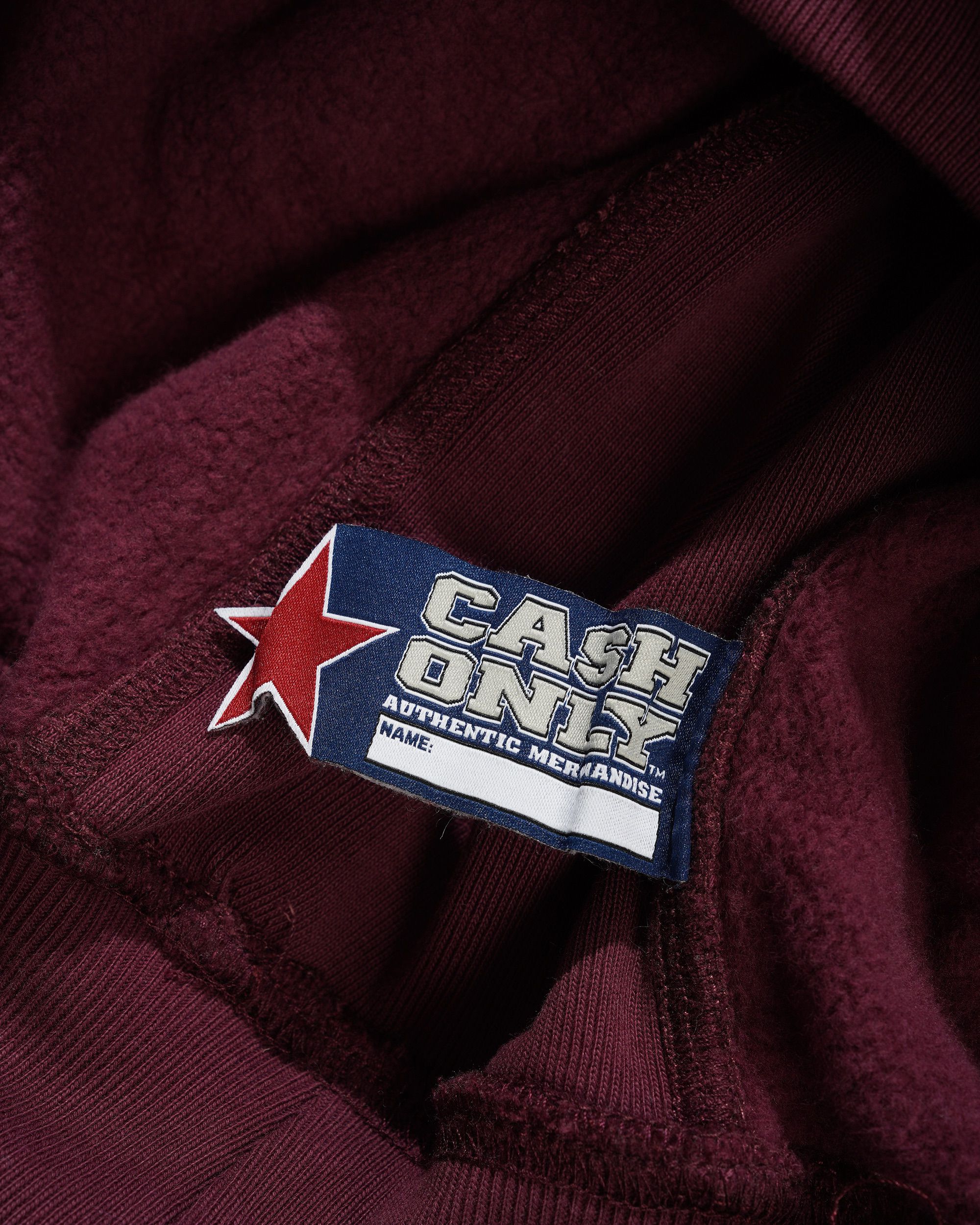 Heavy-Weight Pullover Hood, Berry - Image 5