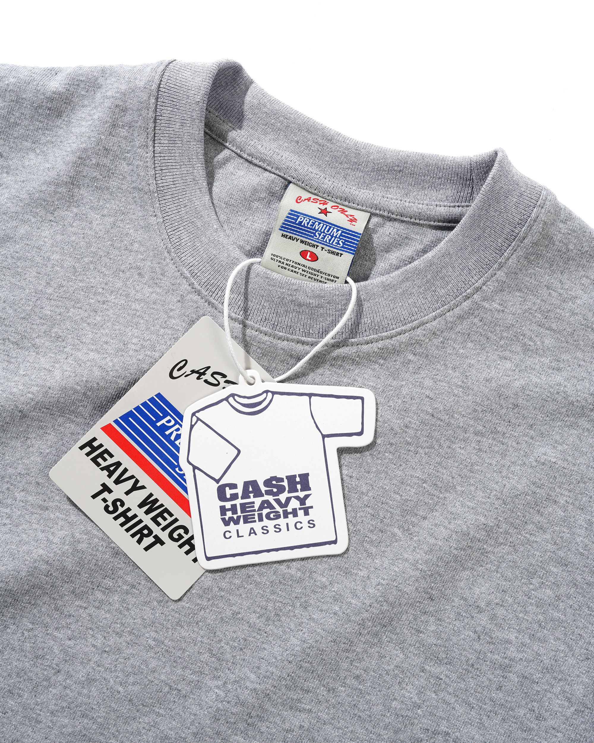 Heavy-Weight Tee, Heather Grey - Image 2