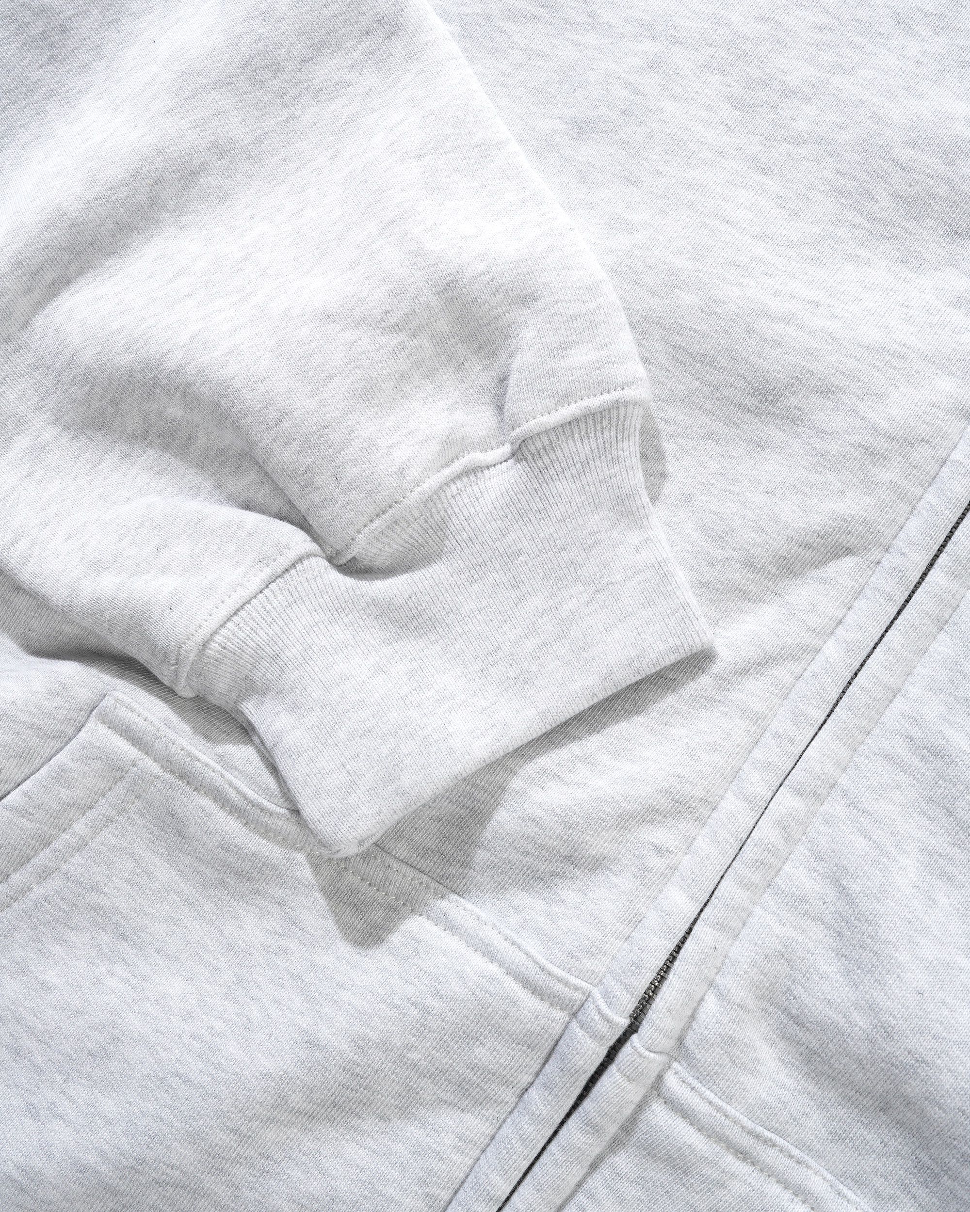Heavy-Weight Zip-Thru Hood, Ash - Image 3