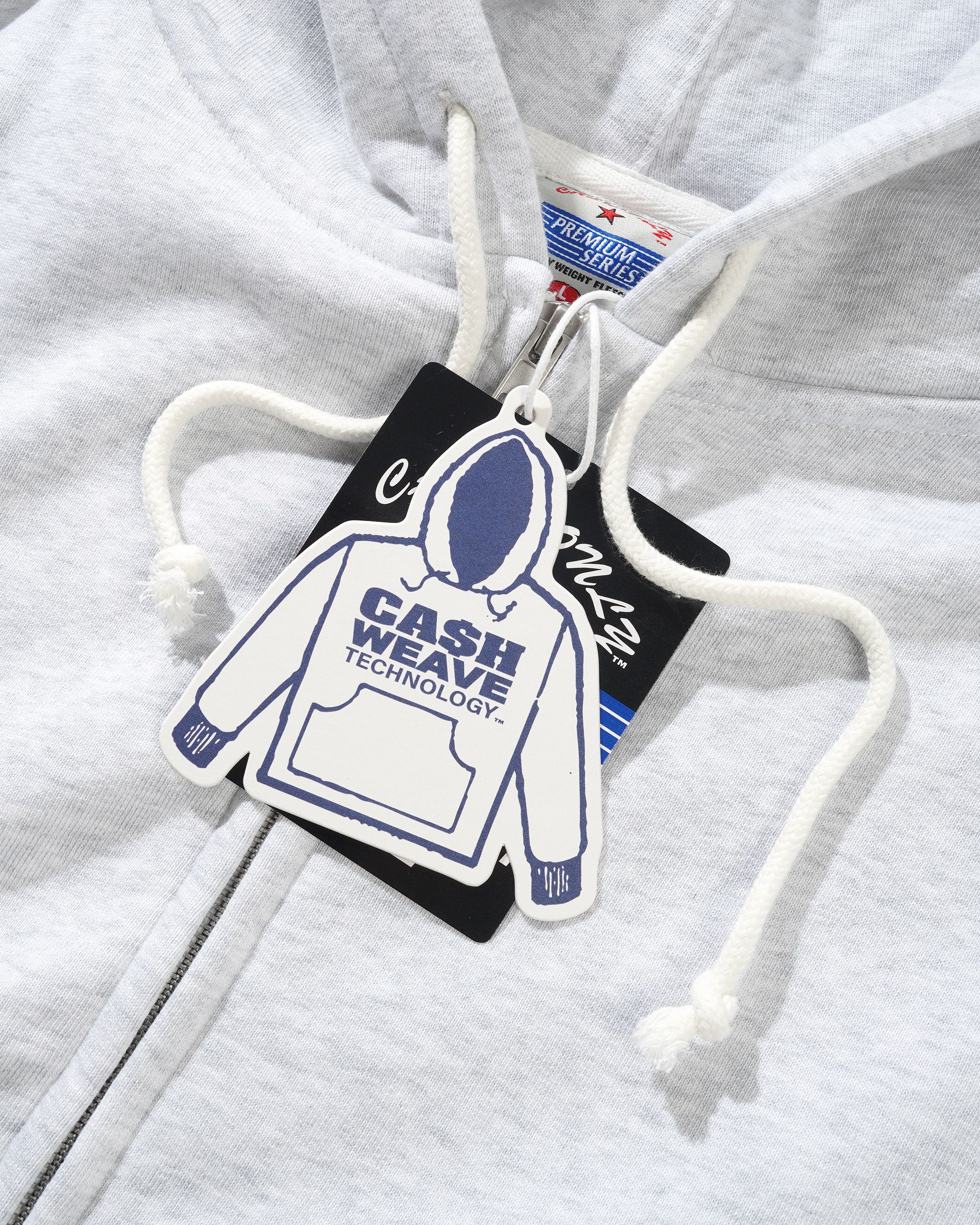 Heavy-Weight Zip-Thru Hood, Ash - Image 5