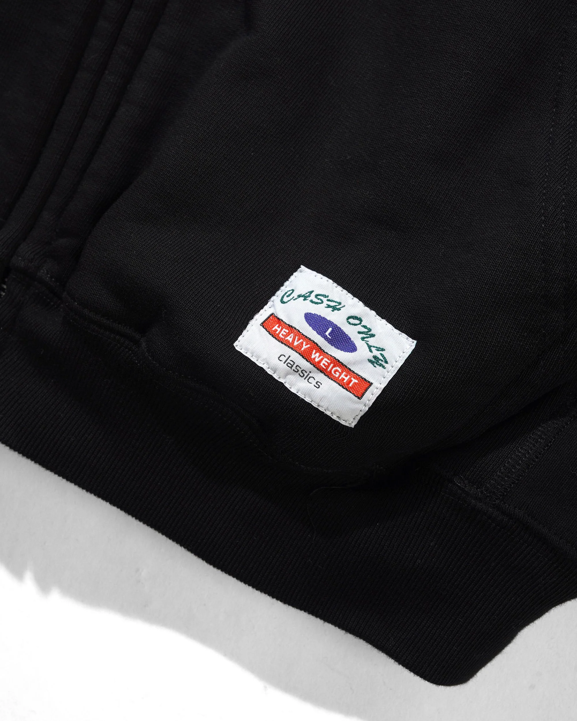 Heavy-Weight Zip-Thru Hood, Black - Image 2