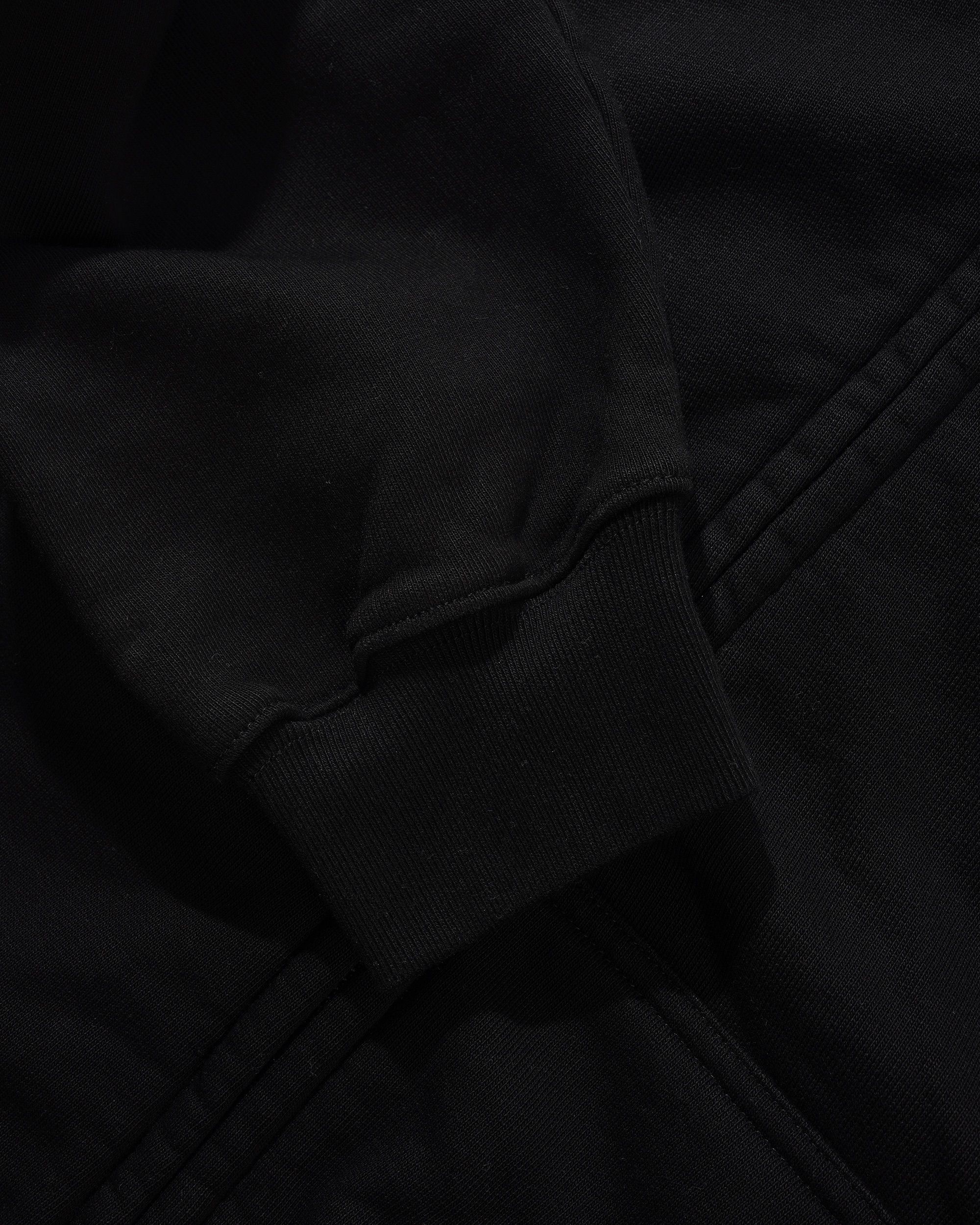Heavy-Weight Zip-Thru Hood, Black - Image 3