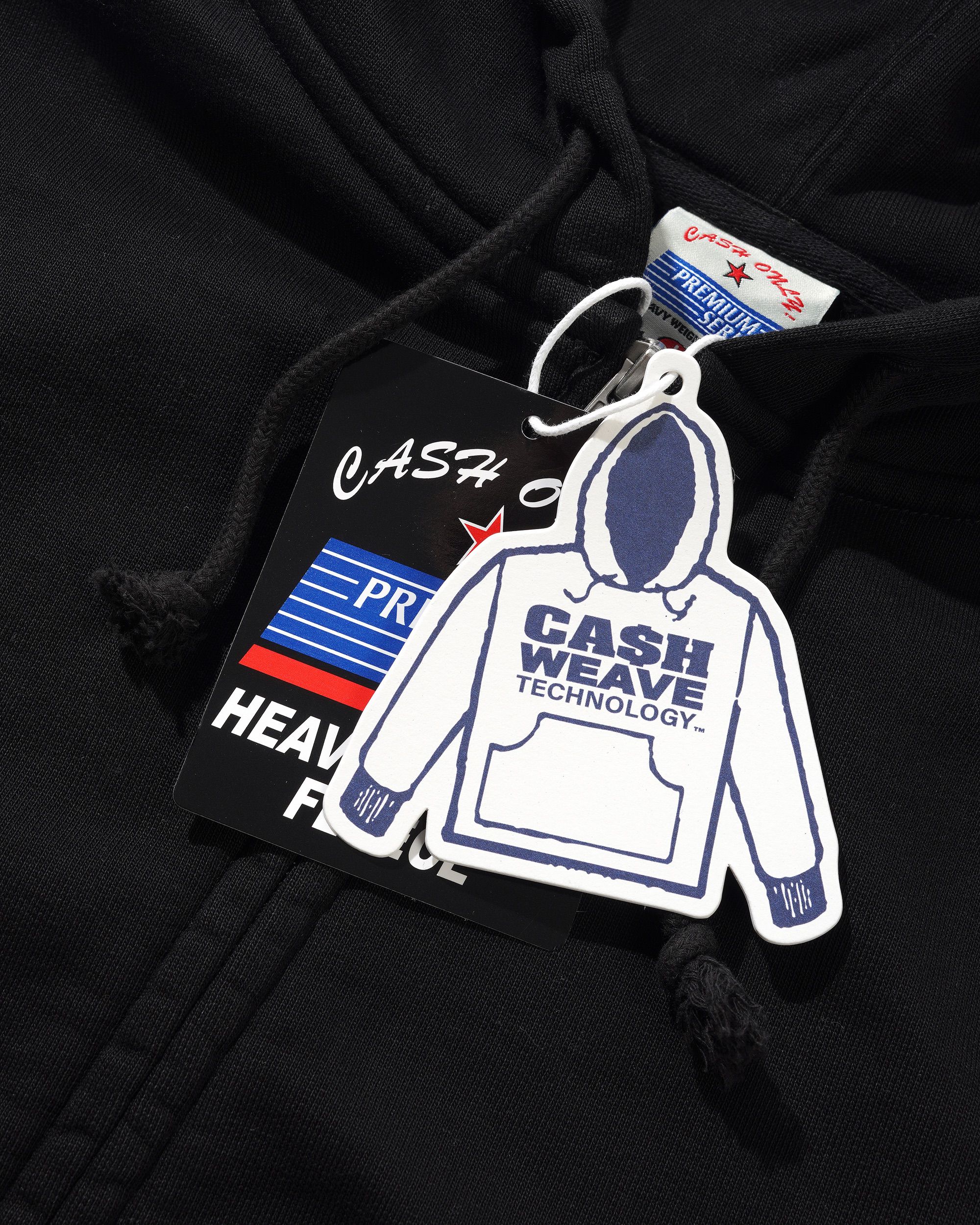 Heavy-Weight Zip-Thru Hood, Black - Image 4