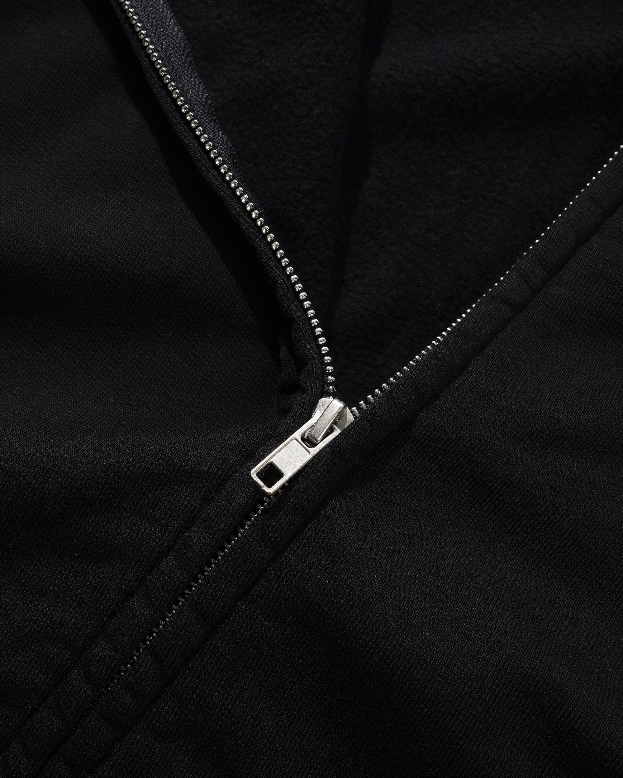 Heavy-Weight Zip-Thru Hood, Black - Image 5