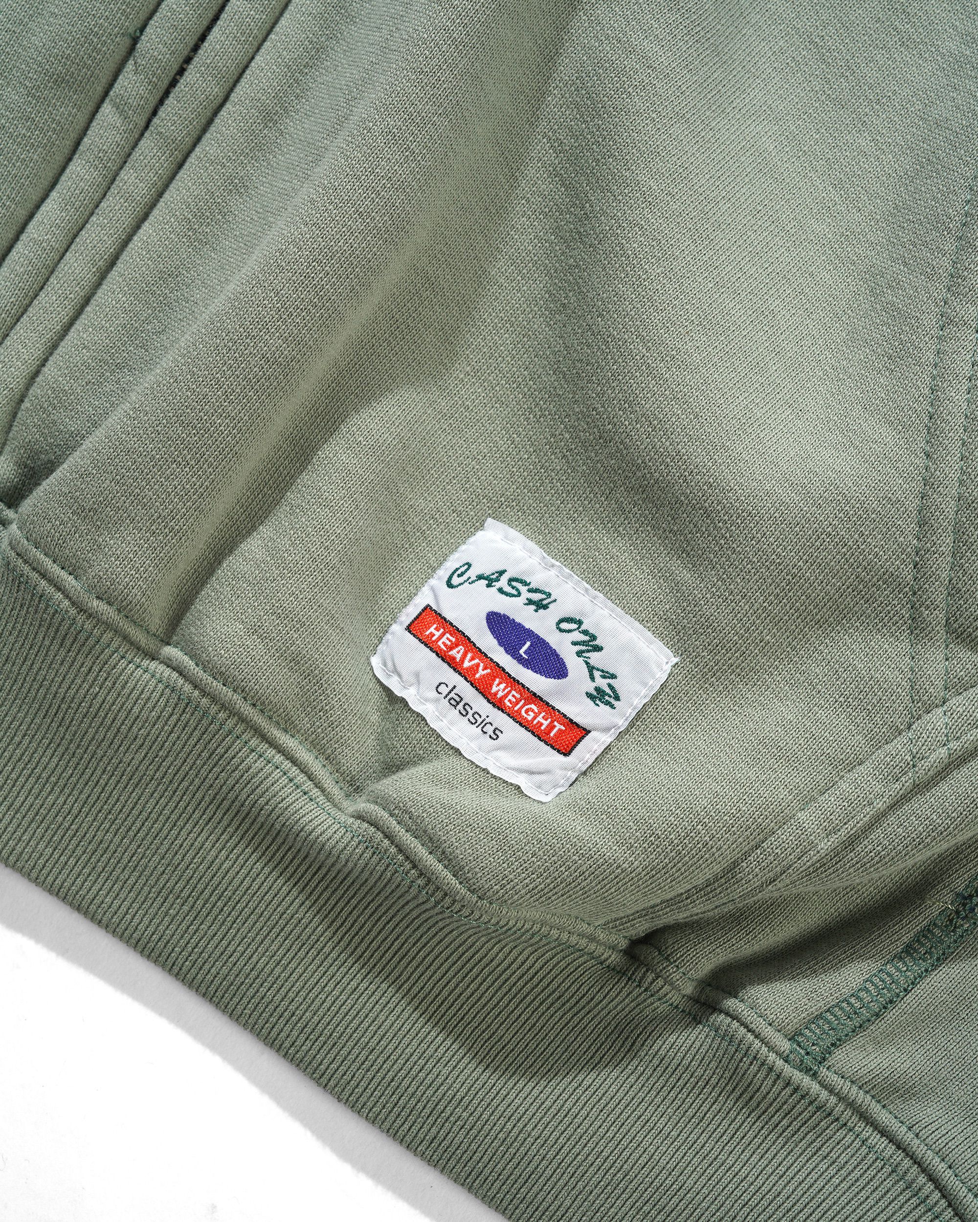 Heavy-Weight Zip-Thru Hood, Dull Sage - Image 2