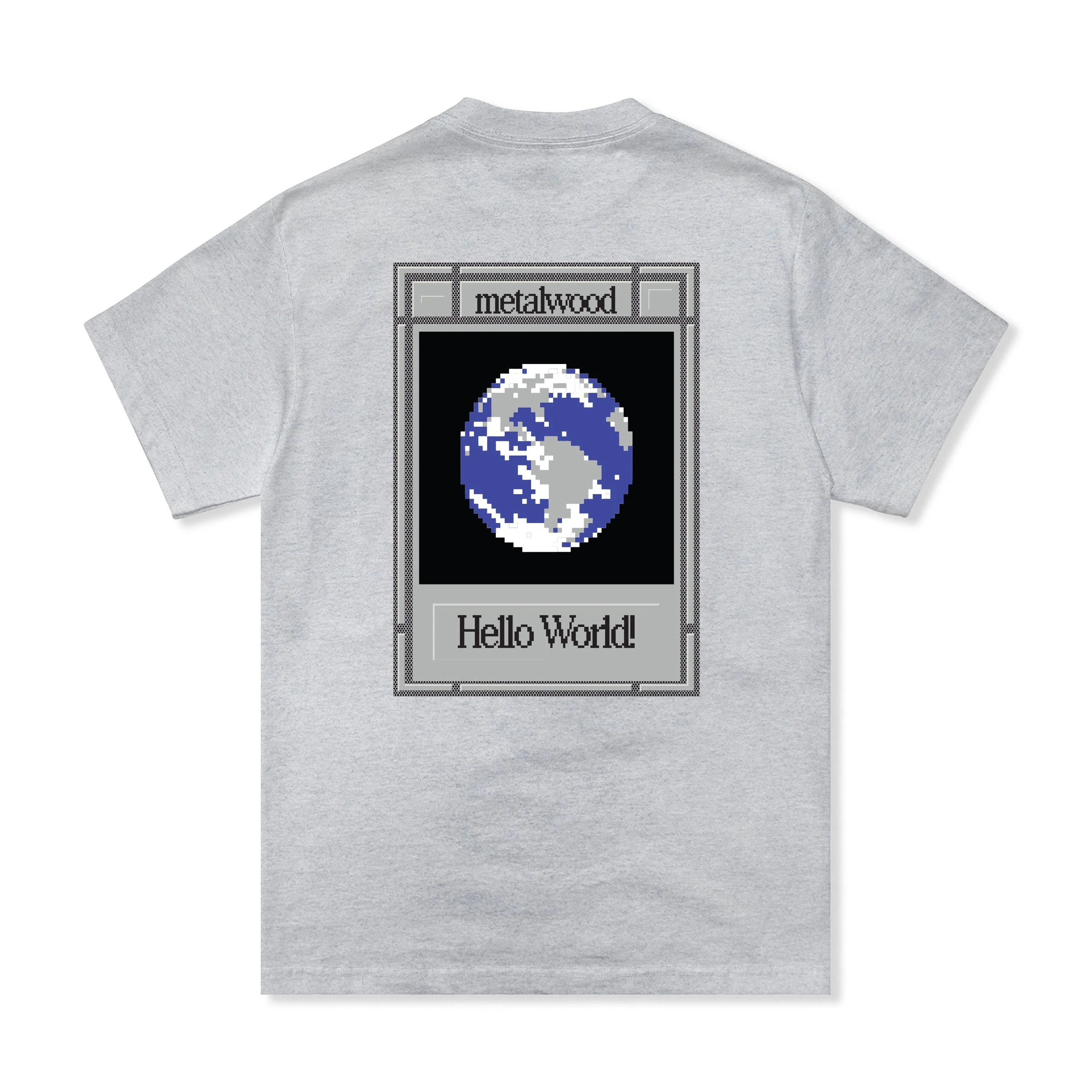 Hello World Tee, Grey - Image 2