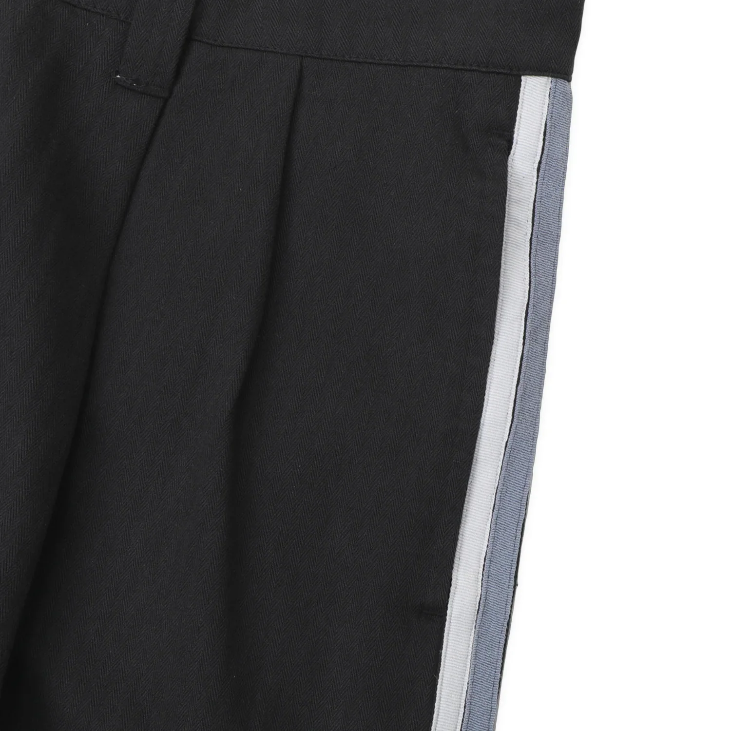 Herringbone Leagues Club Stripe Short, Vintage Black - Image 2