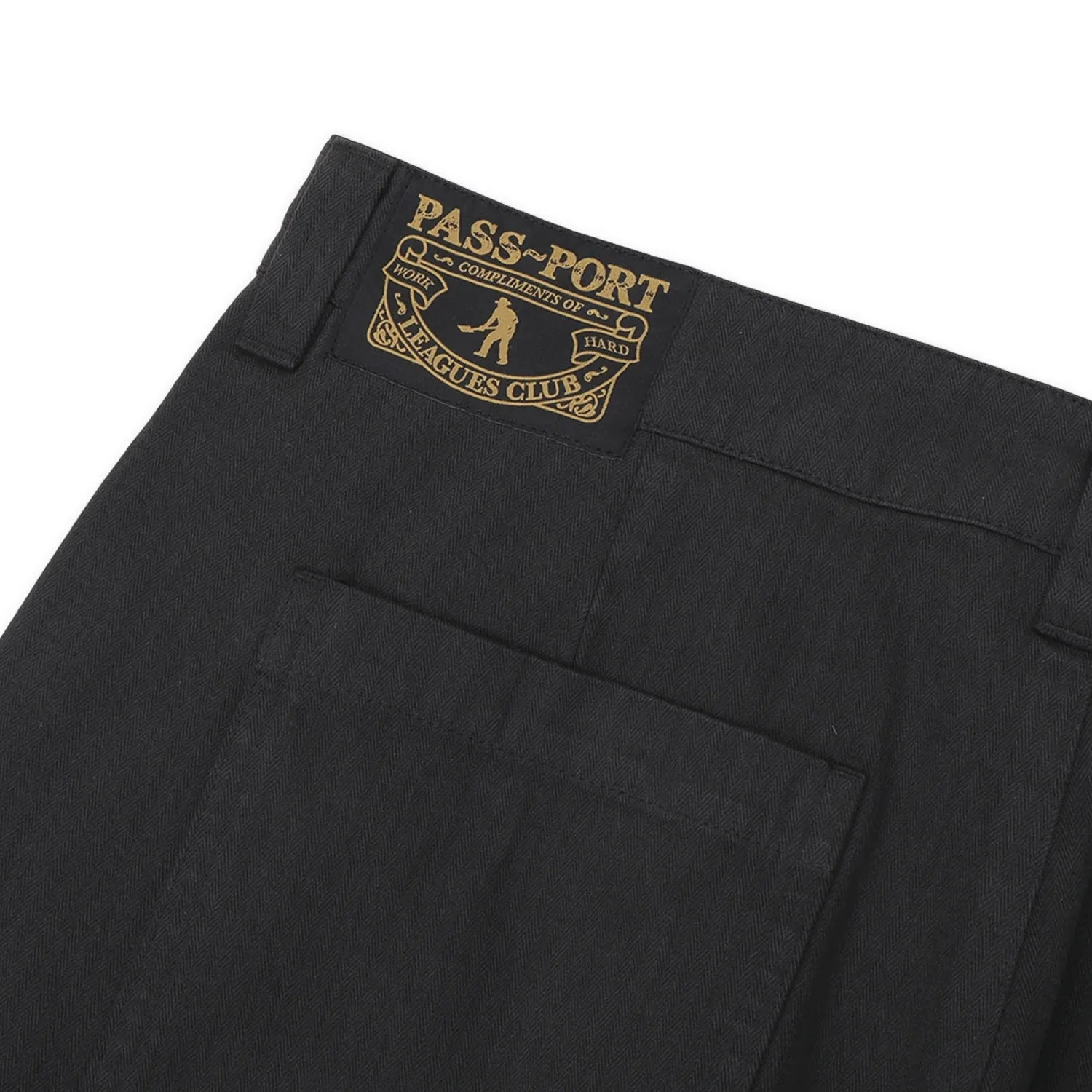 Herringbone Leaugues Club Pant, Vintage black - Image 3