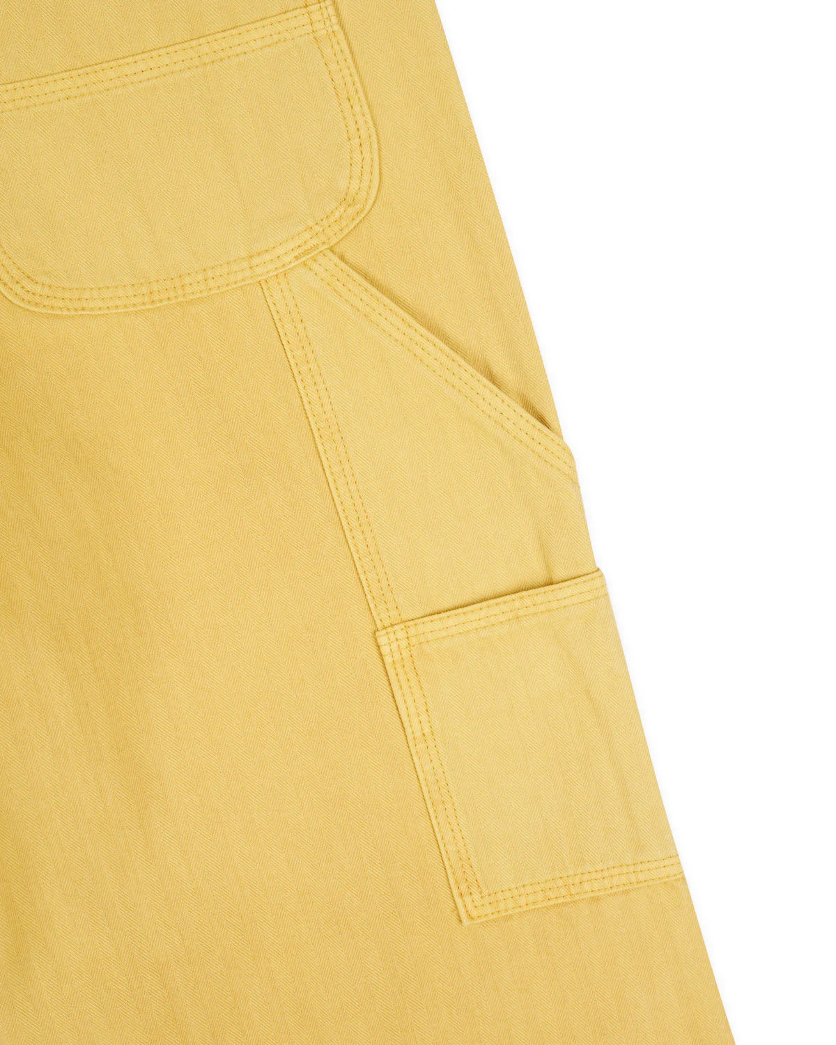 Women's Herringbone Pant, Mustard - Image 2