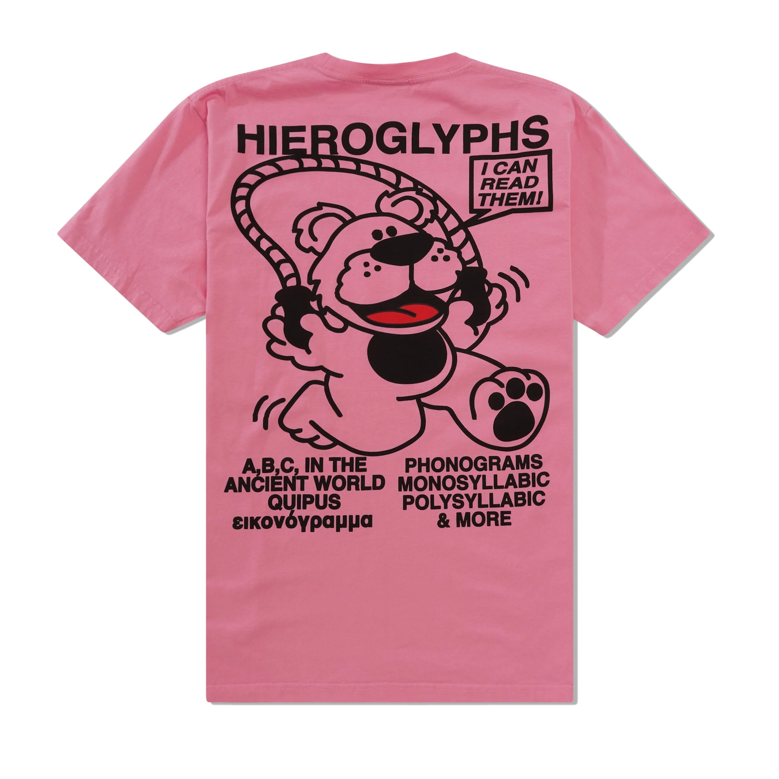Hieroglyph Bär Tee, Light Rose - Image 3