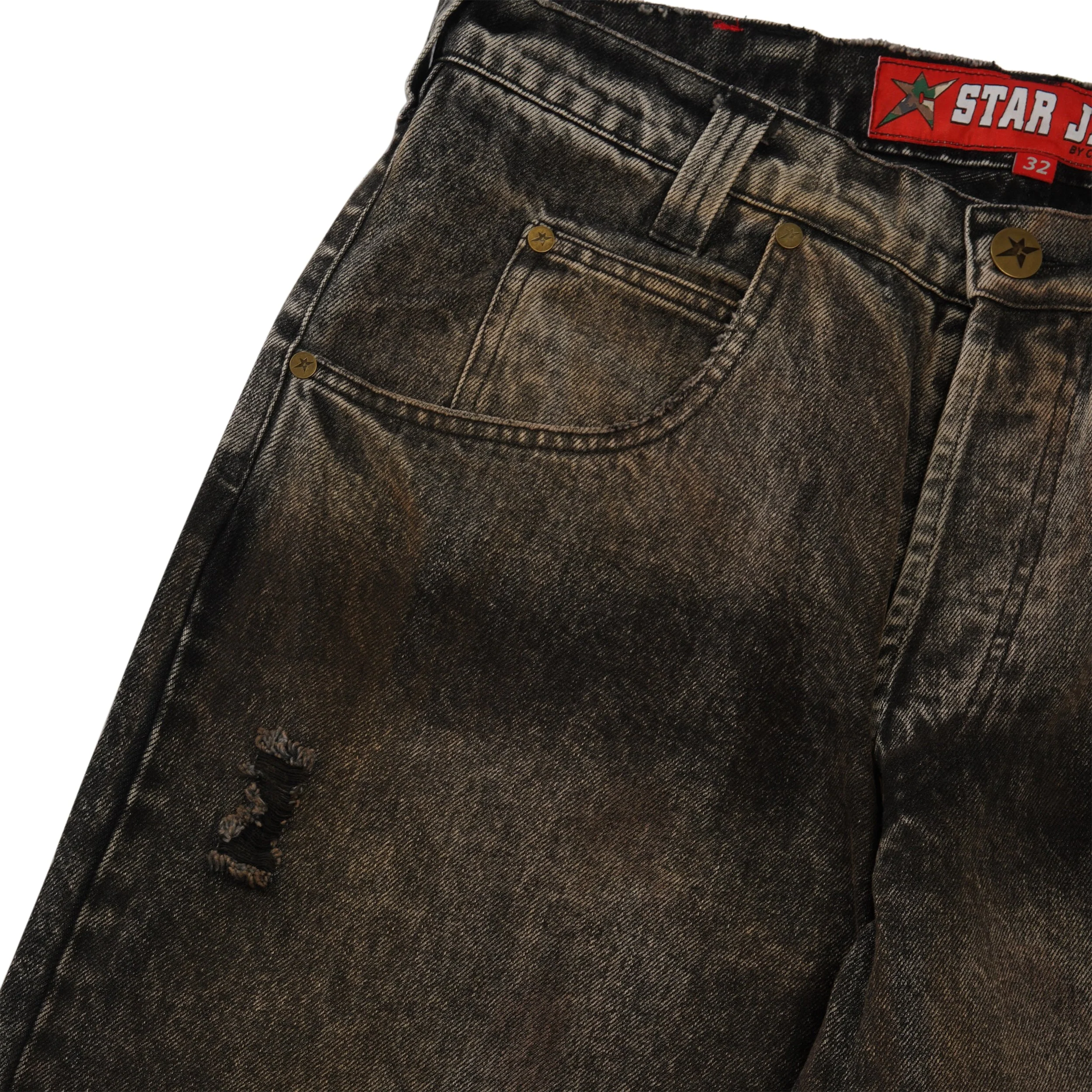 Hillbilly C-Star Denim Jeans, Black - Image 3