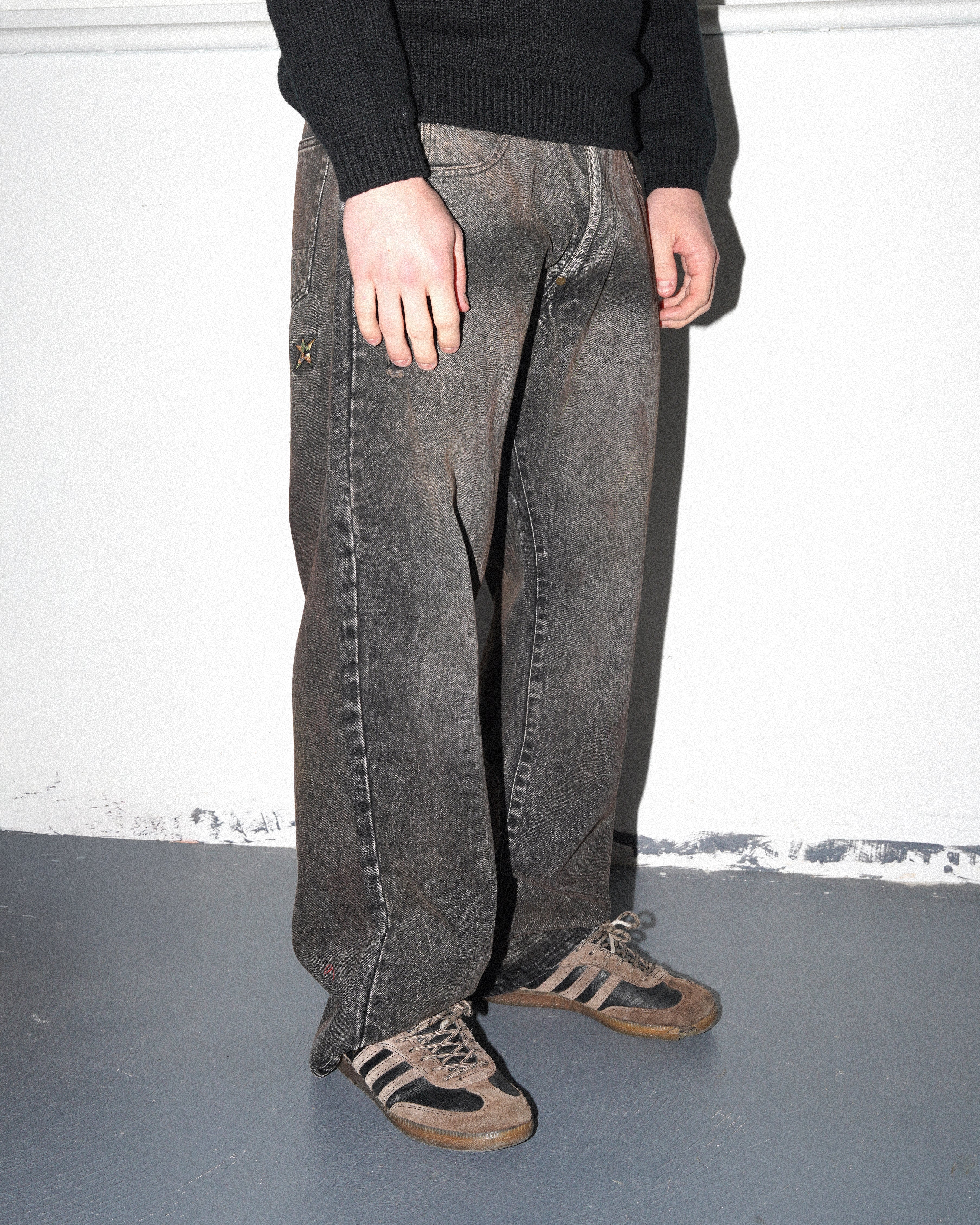 Hillbilly C-Star Denim Jeans, Black - Image 6