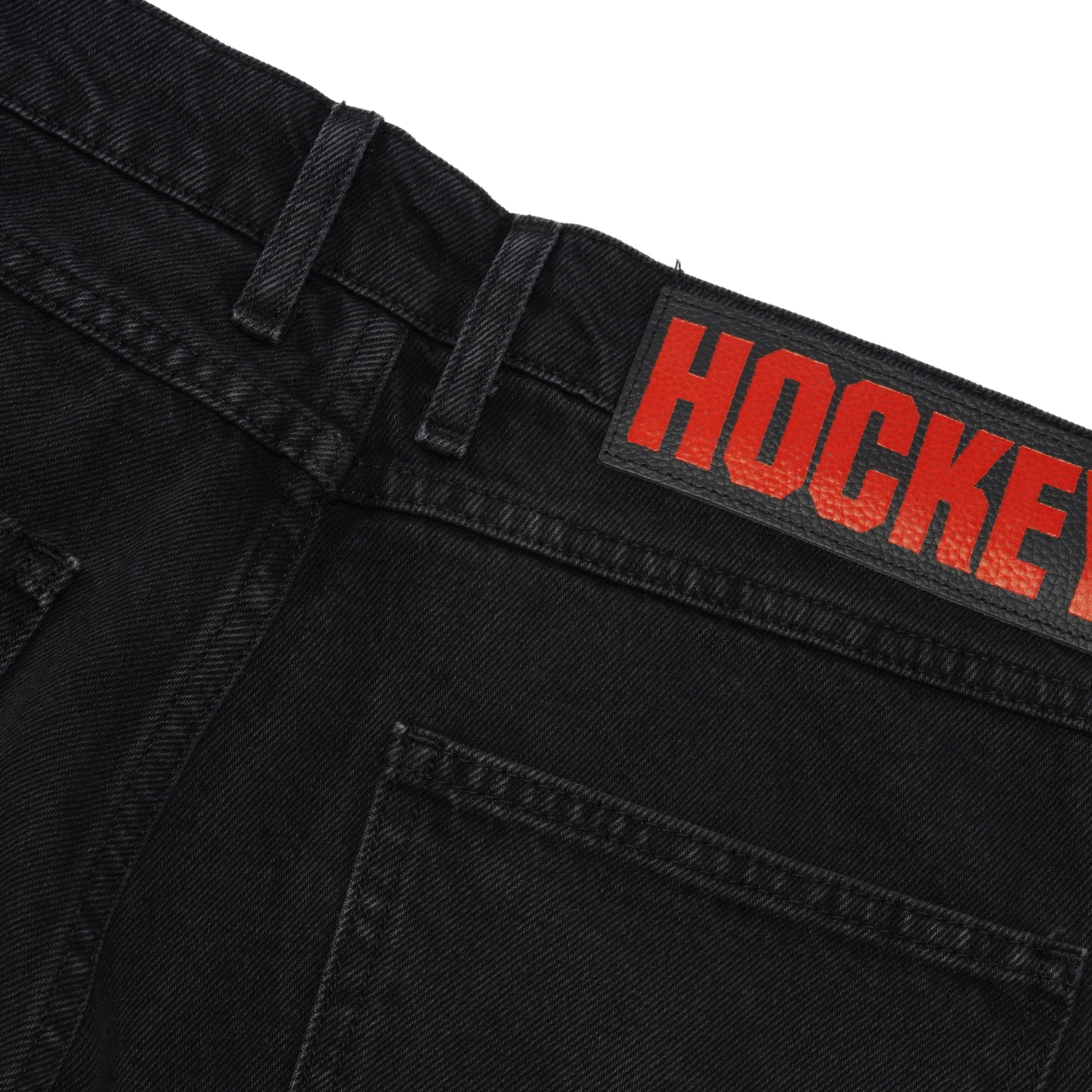 Hockey Double Knee Jean, Washed Black - Image 3