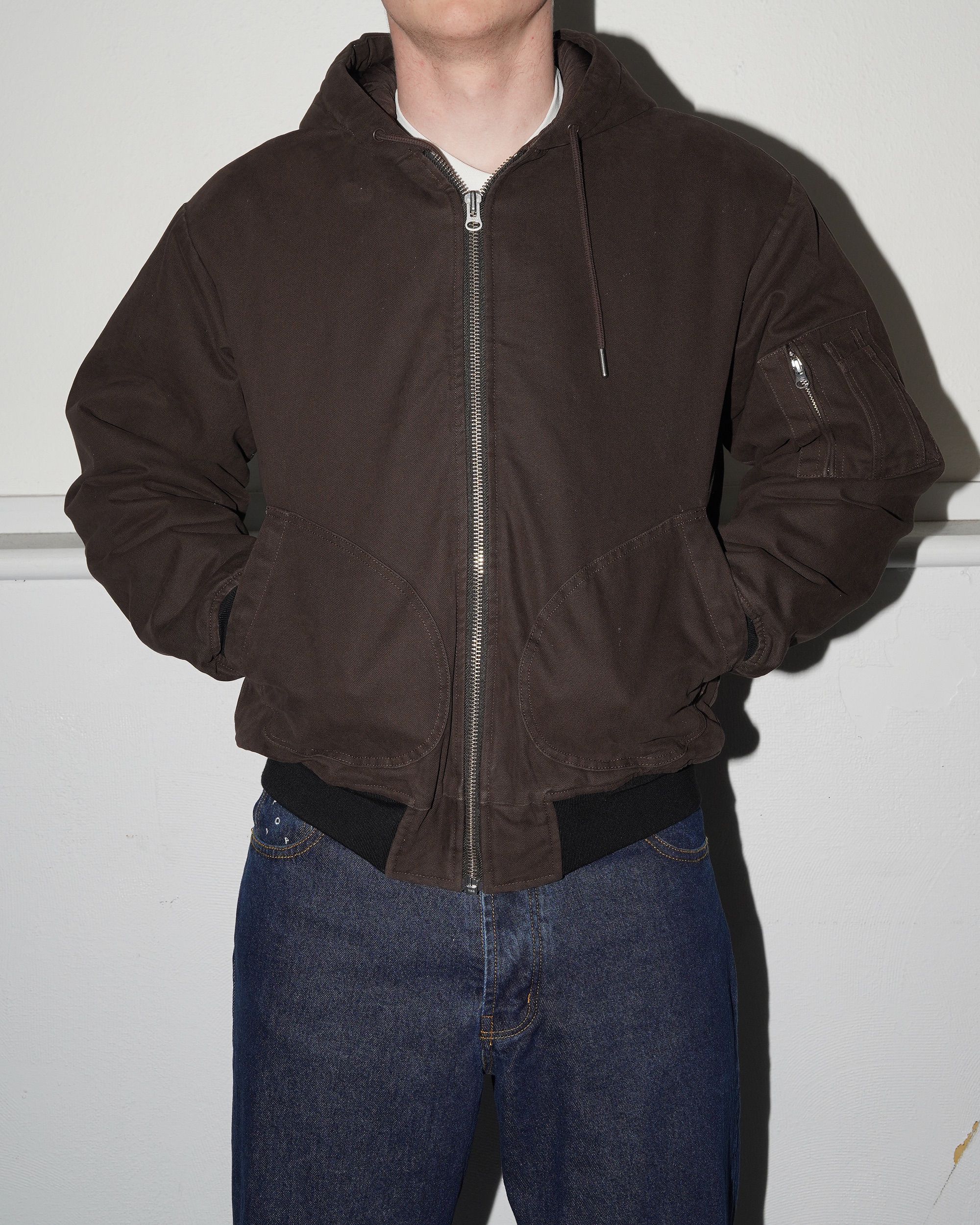 Hooded Flight Jacket, Delicioso - Image 6
