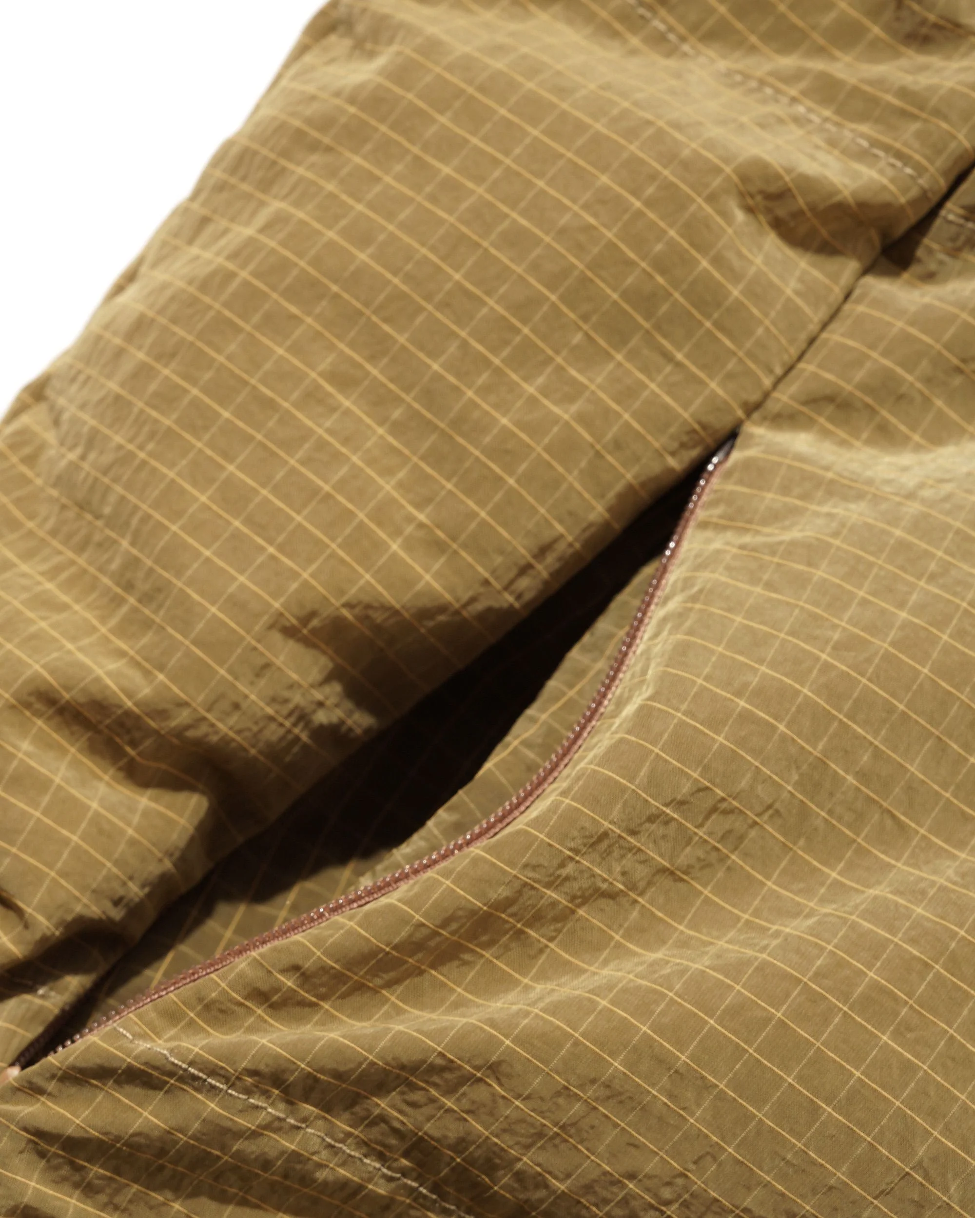 Hooded Puffer Jacket, Tan - Image 5