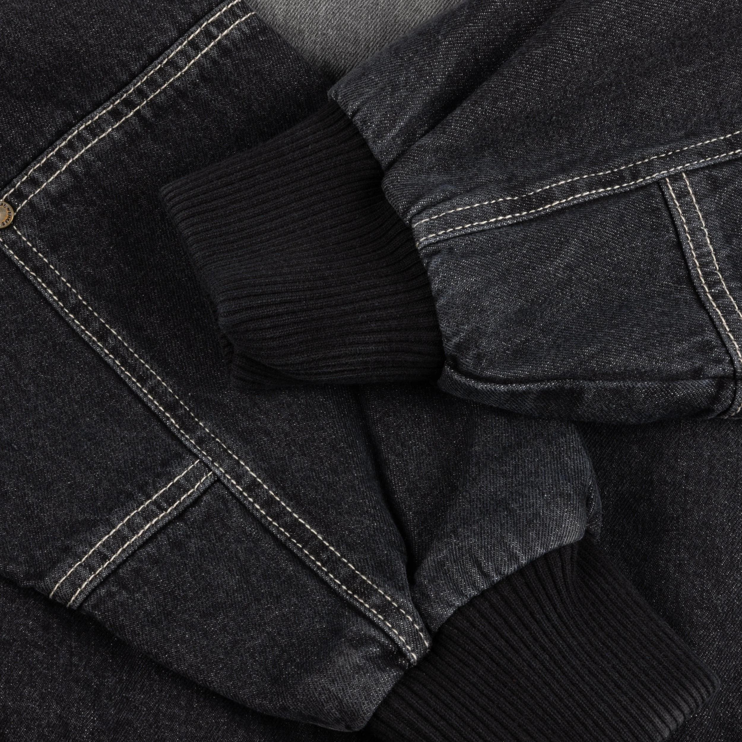 Hooded Utility Jacket, Sandblasted Black - Image 4