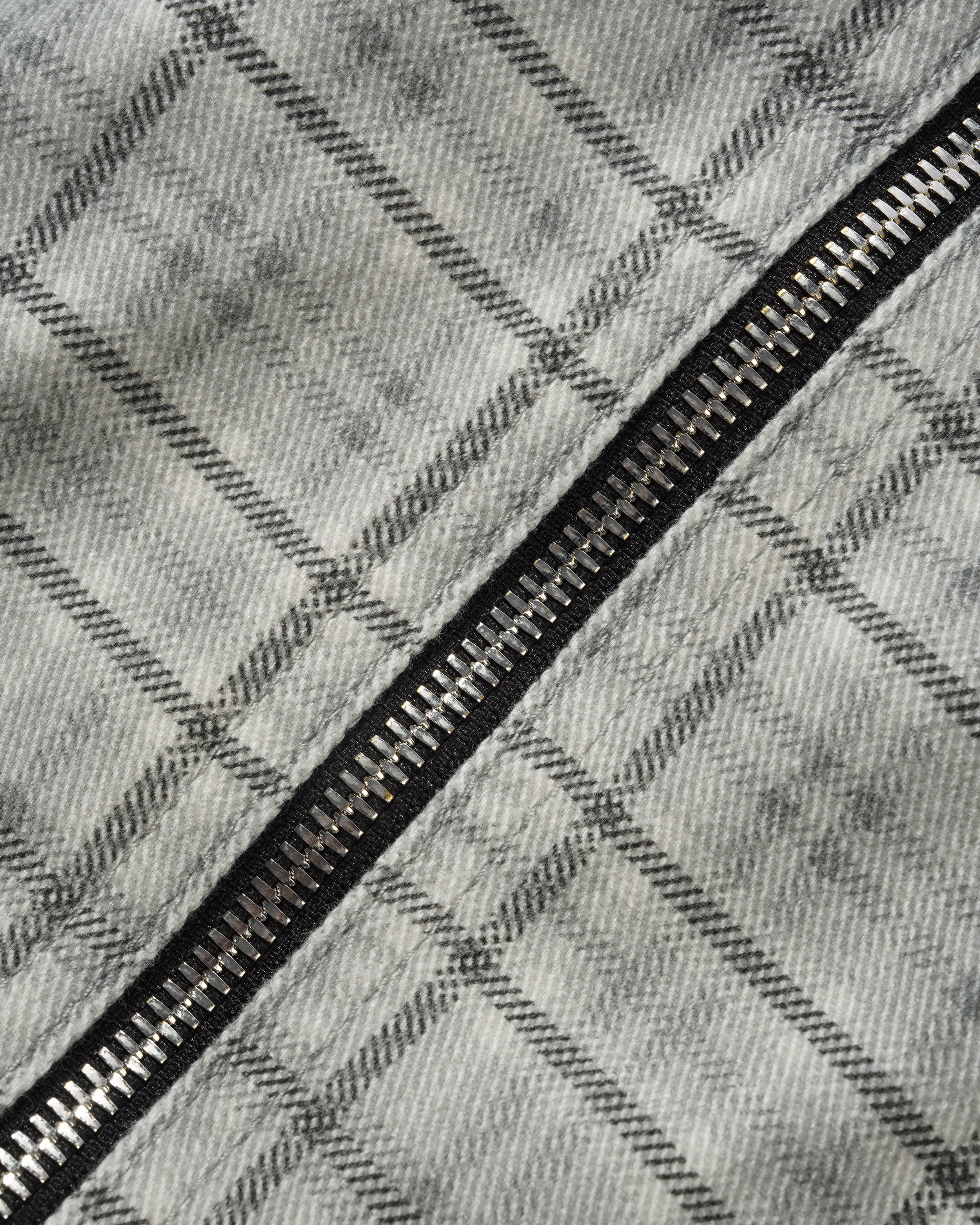 Hooded Work Jacket, Grey Plaid - Image 3