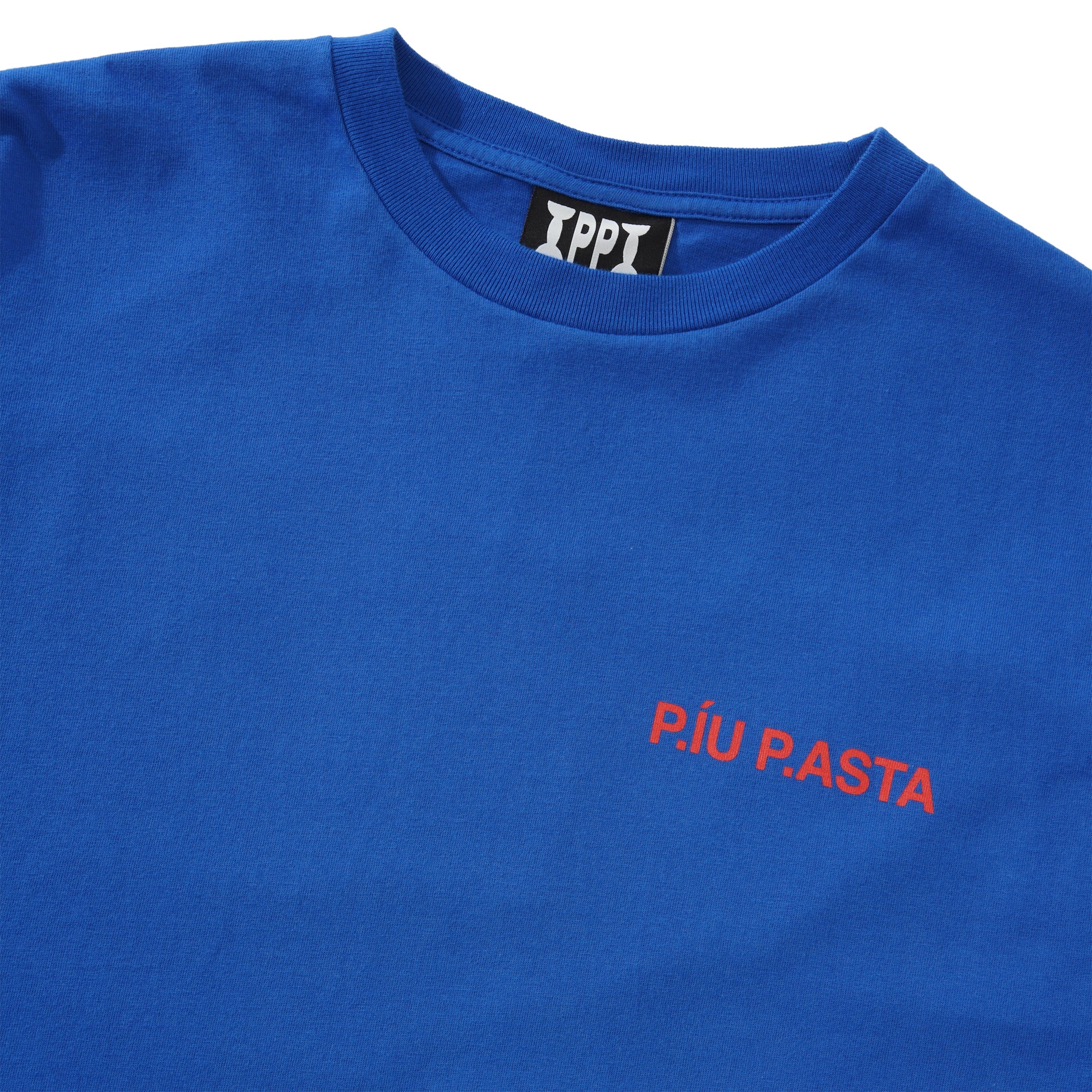 I Love Spaghetti II Tee, Bright Blue - Image 3