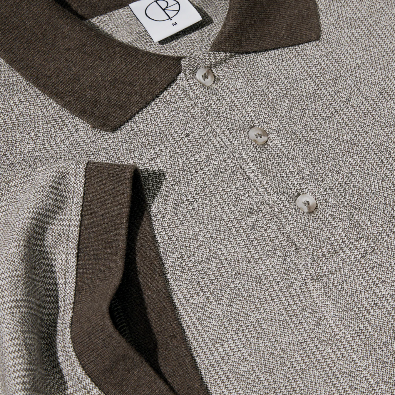 Illusion Surf Polo Shirt, Brown - Image 2